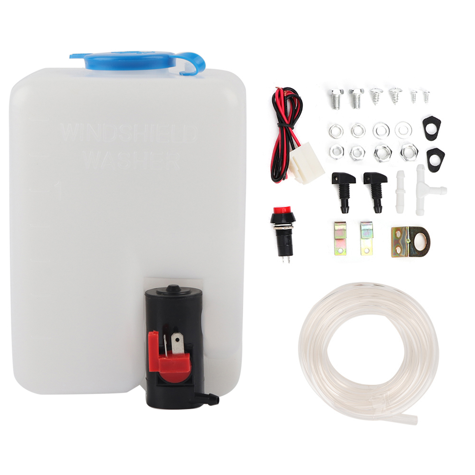 Universelles 12-v-scheibenwaschpumpen-set Mit 1,8-liter-waschflüssigkeitsbehälter
