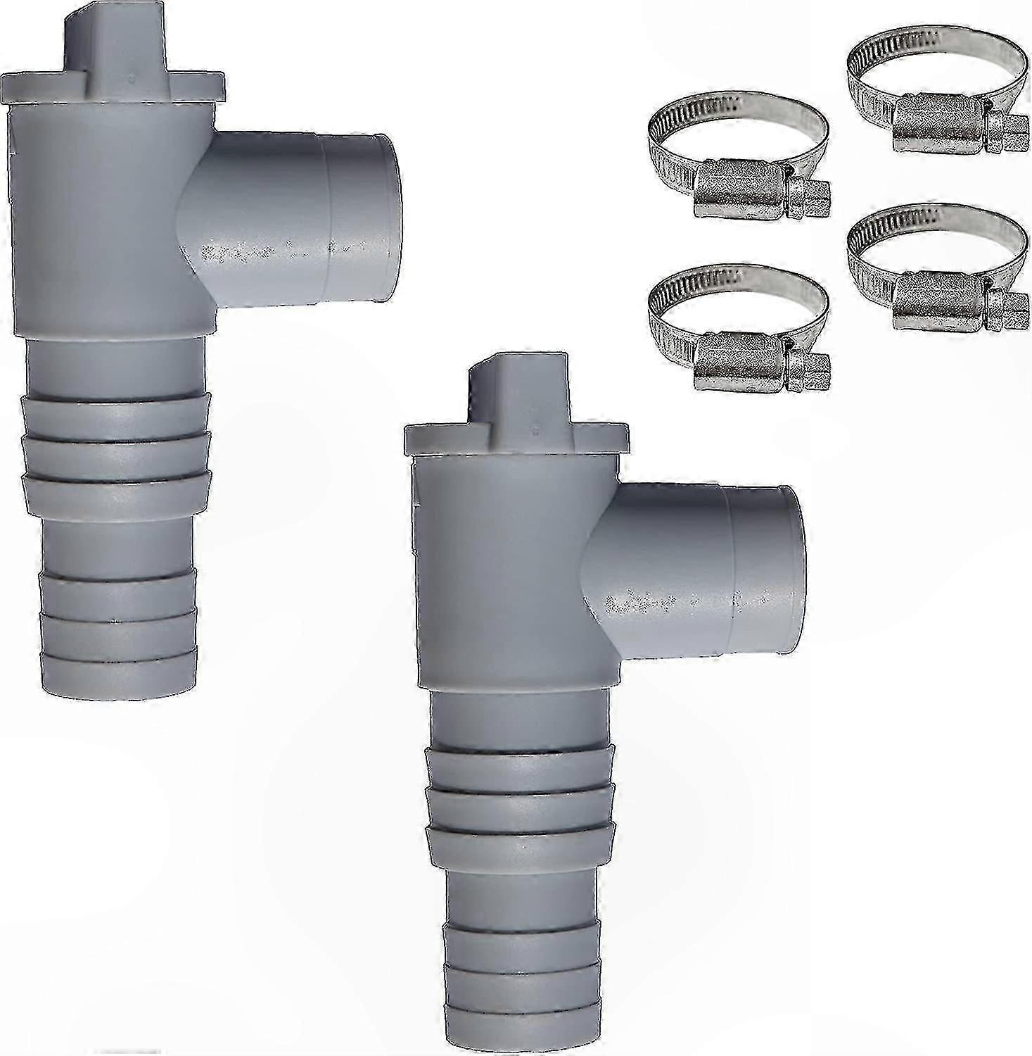 Pool-absperrventil, 32-mm-schlauchanschluss, Wasserdurchflussregulierung, Durchflusskontrolle, Robustes Absperrventil, Flexibler Anschluss, Für Den Außenbereich, Filtersystem, Poolwartung, Langlebiges