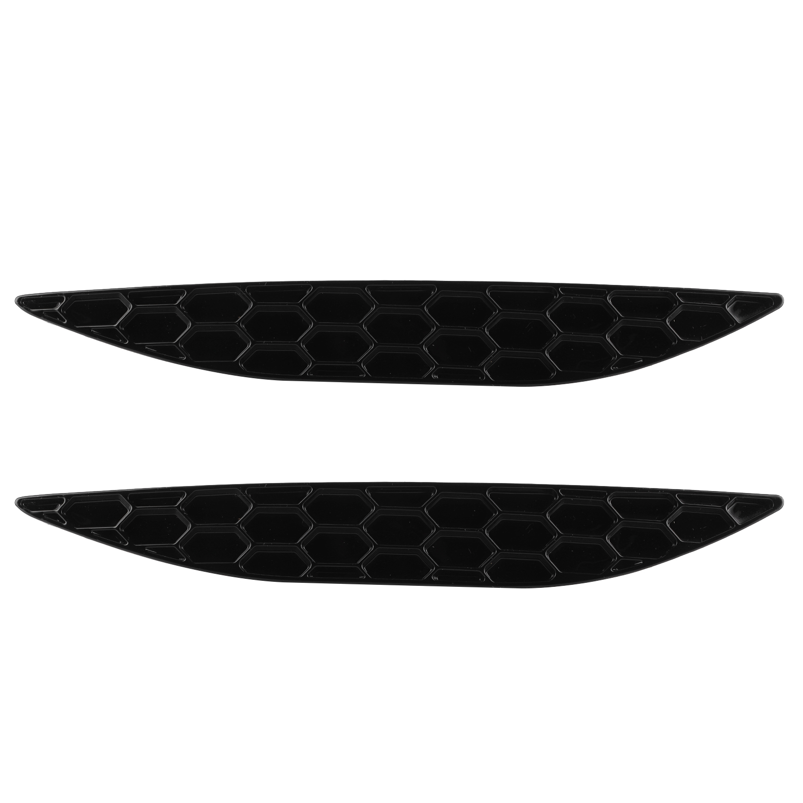 2 Stück Glänzend Schwarze Reflektorblenden Für Die Hintere Stoßstange, Kompatibel Mit Mk7 R Rline 2013-2016