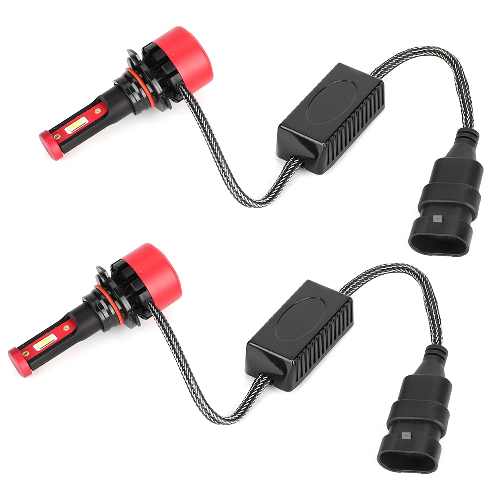 2 Led-autolampen 9005 96w L8h Abblendlicht Weiß Sehr Helles Licht