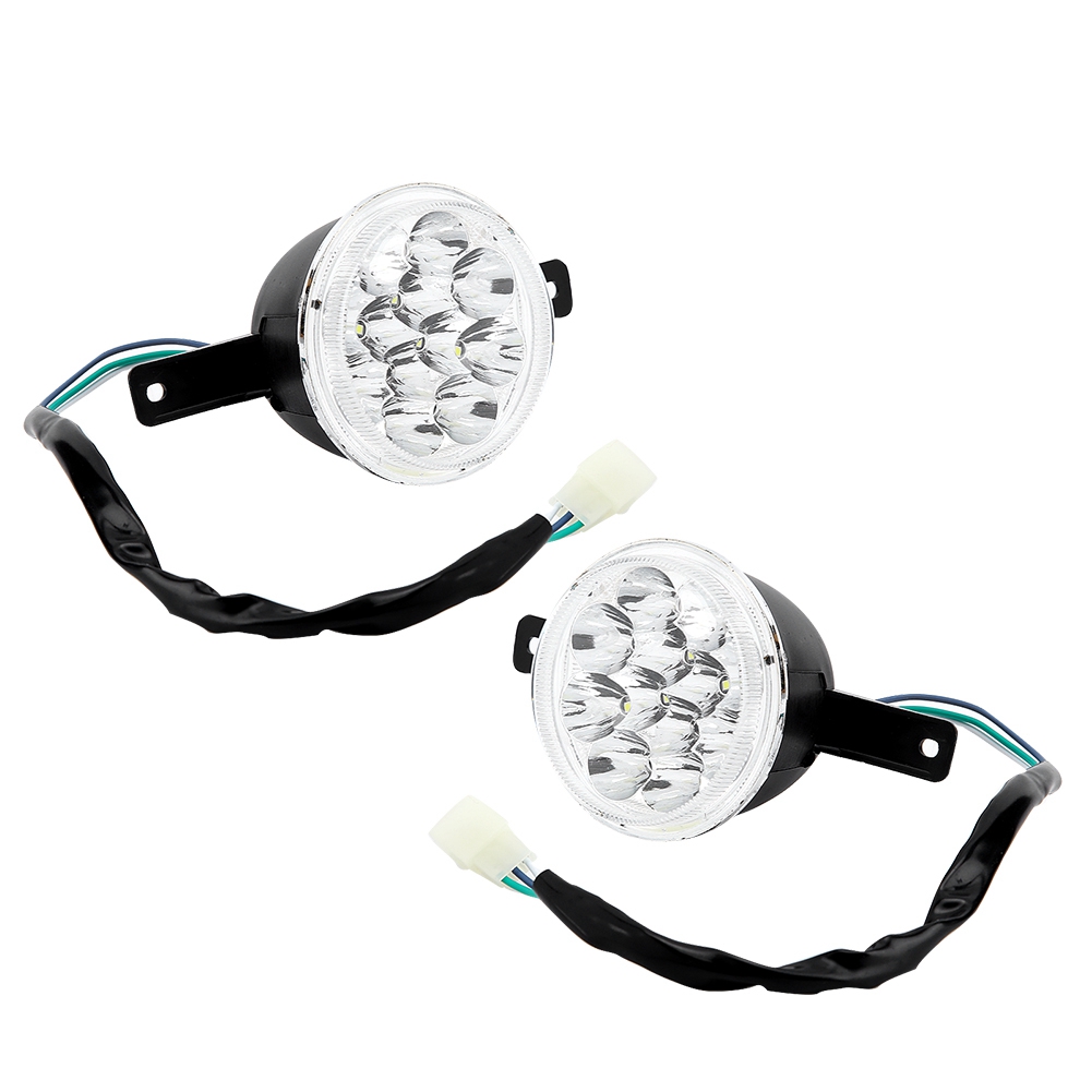 2x 12v Led-scheinwerferhalterung Links/rechts Für Quad Bull Farm Atv 150cc 250cc Dirt Bike