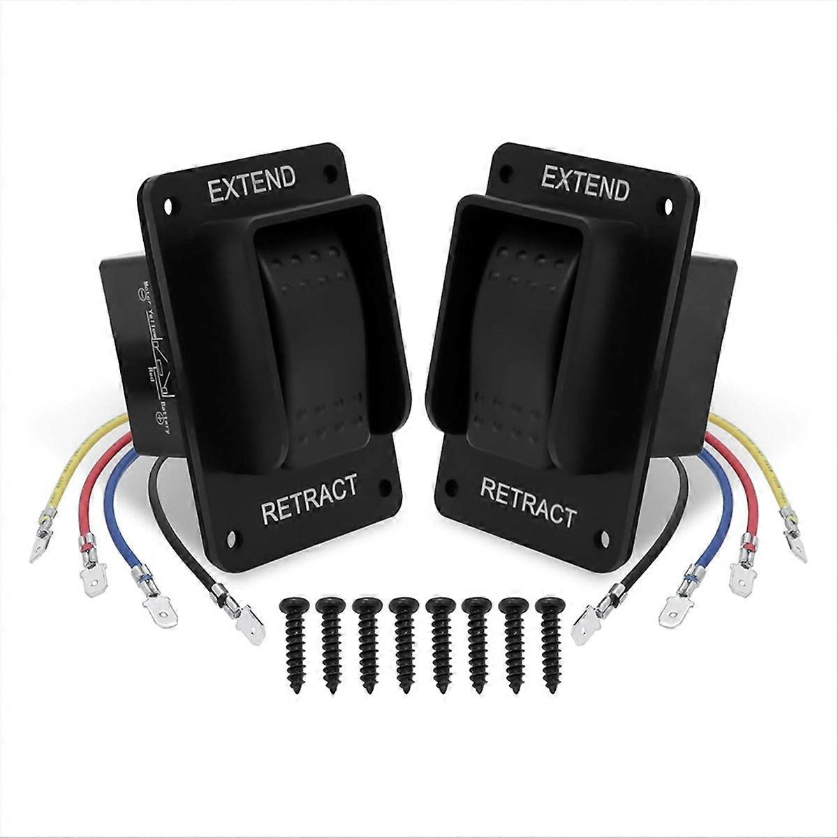 Rv Elektrischer Stabilisierungs-stützschalter 387874 - 2er-pack Steuerschalter Für Wohnmobile, Präziser Ersatz, Kompatibel Mit Nivelliersystem, Robustes Ersatzteil.