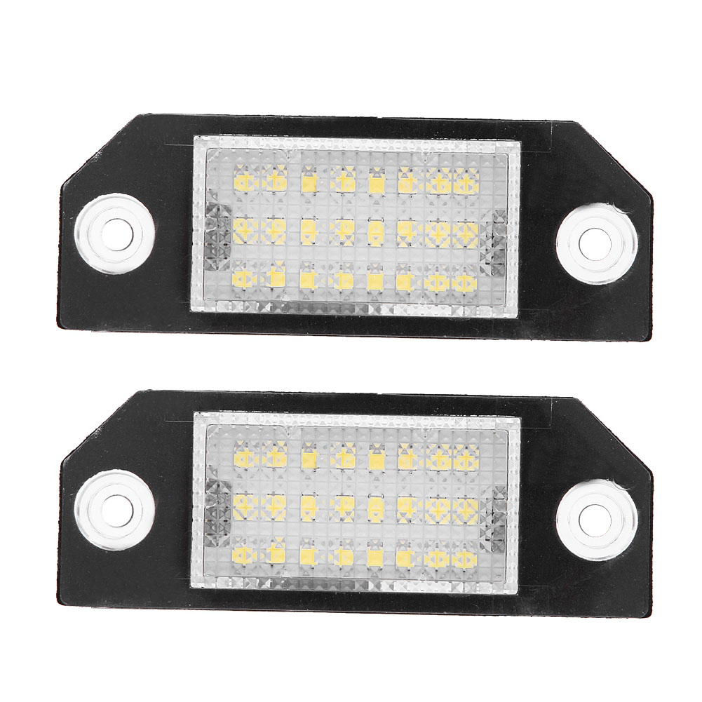 Set Mit 2 Led-kennzeichenleuchten Mit Je 24 Leds Für Ford C-max Focus Mk2