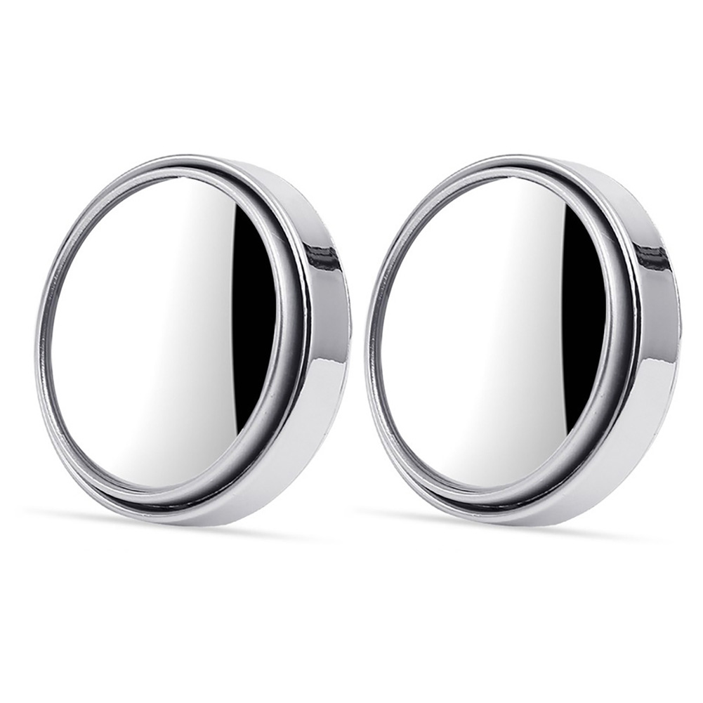 Set Aus 2 Runden Totwinkelspiegeln, Um 360° Verstellbar, Zum Einparken Und Für Die Rückansicht.