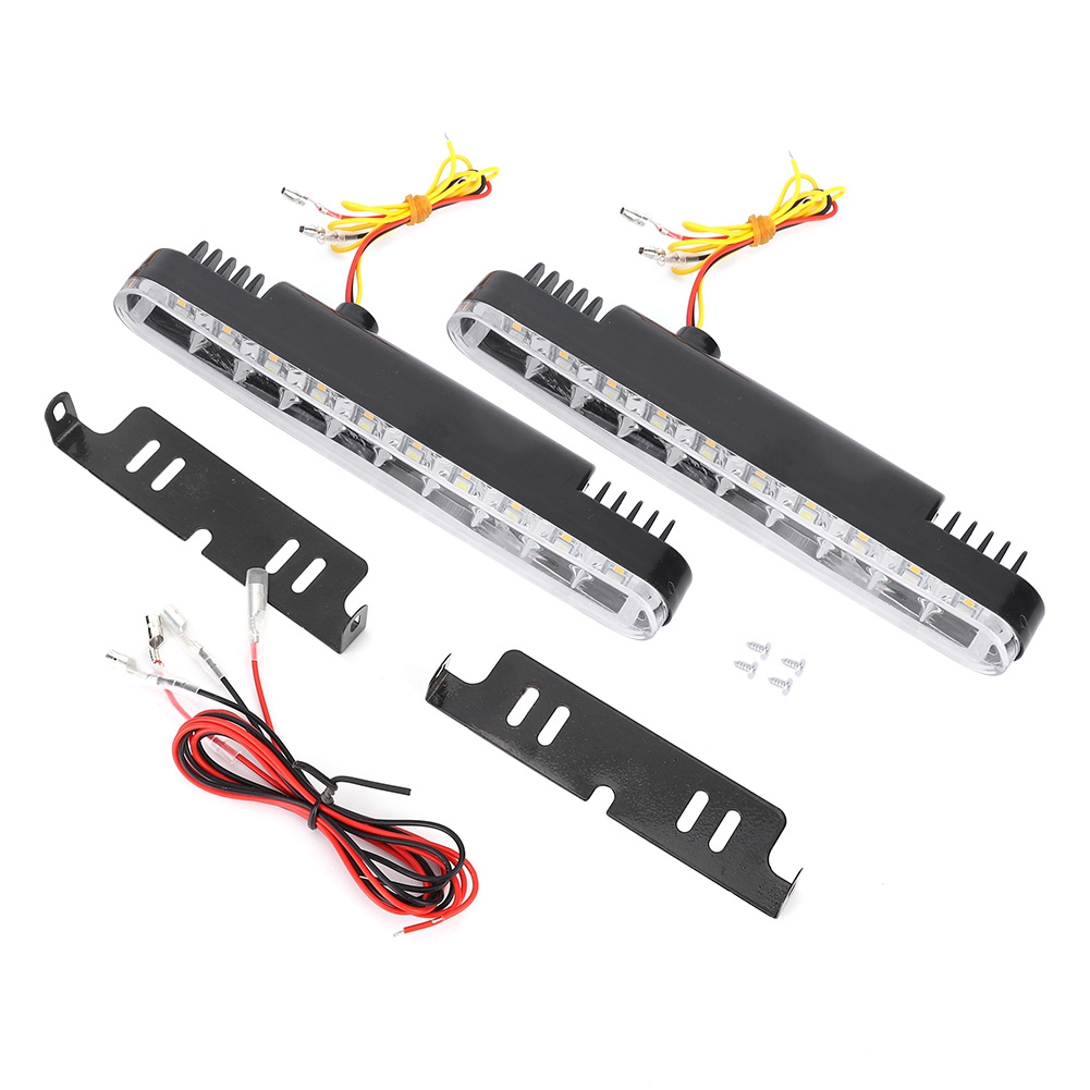 5050 30led Tagfahrlicht Drl Zweifarbige Universal-blinker Für Autos
