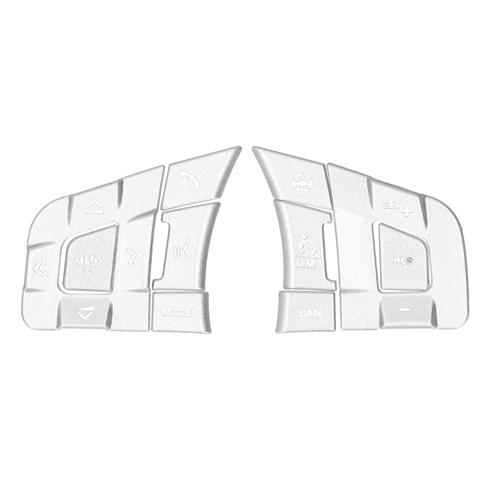 10 Lenkradknaufblenden Aus Kohlefaser, Kompatibel Mit Jaguar Xe, Xf, Xjl, Xfl, F-pace, X760, X260, X761