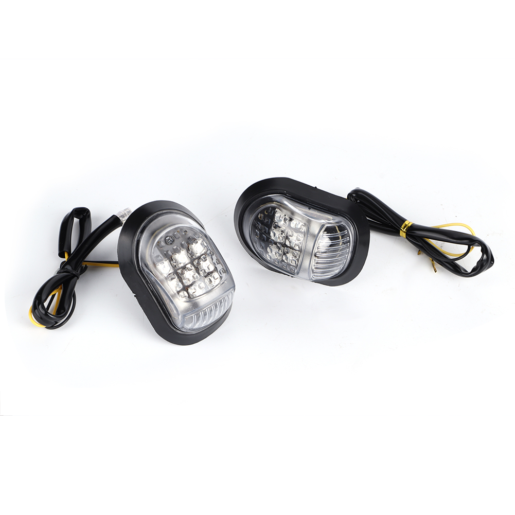Universeller 9-led 12v Gelber Motorradblinker, Blinkanzeige Für Motorräder