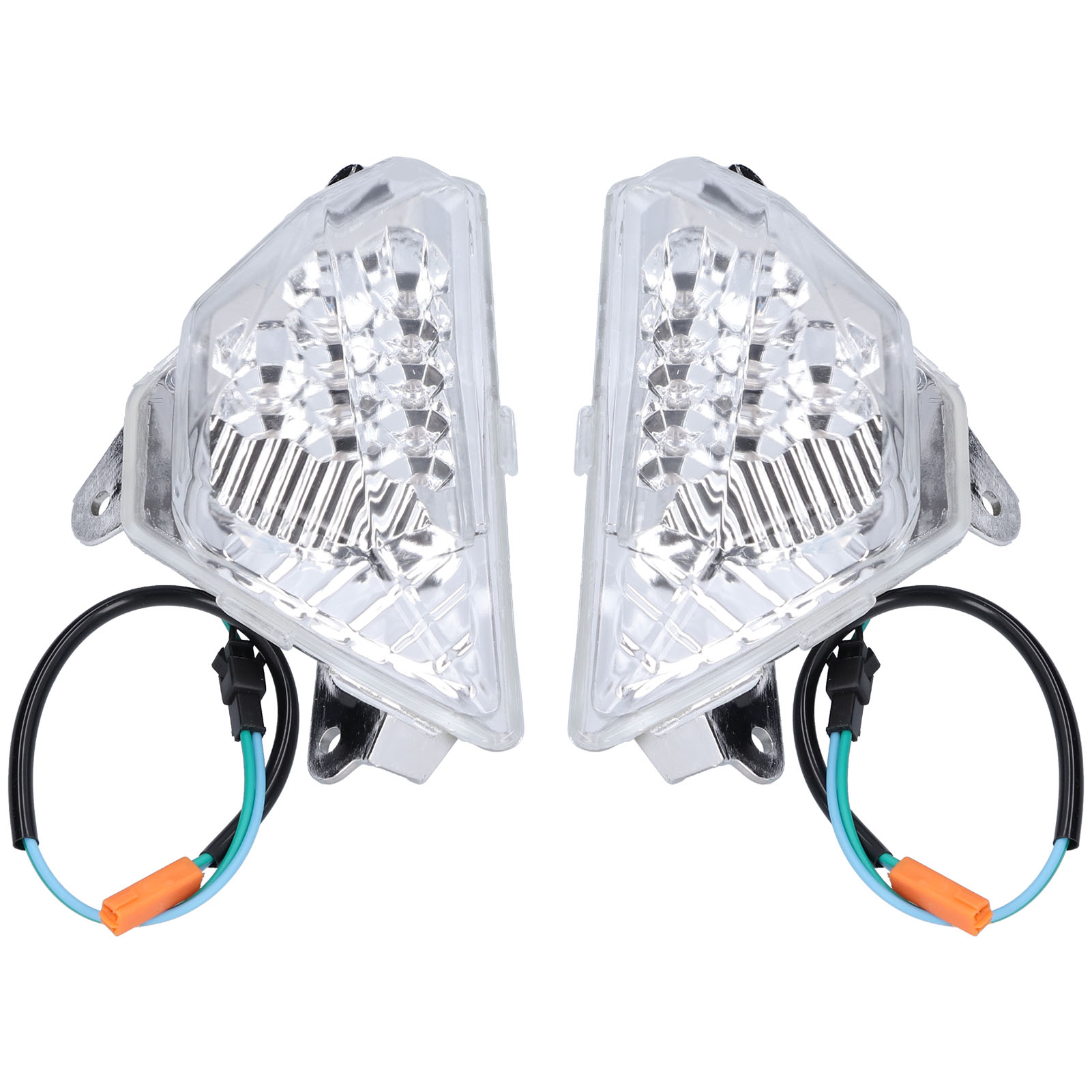 2 Stück Klare Led-blinker Vorne Links Und Rechts Für Kawasaki Ninja 1000 2017-2021