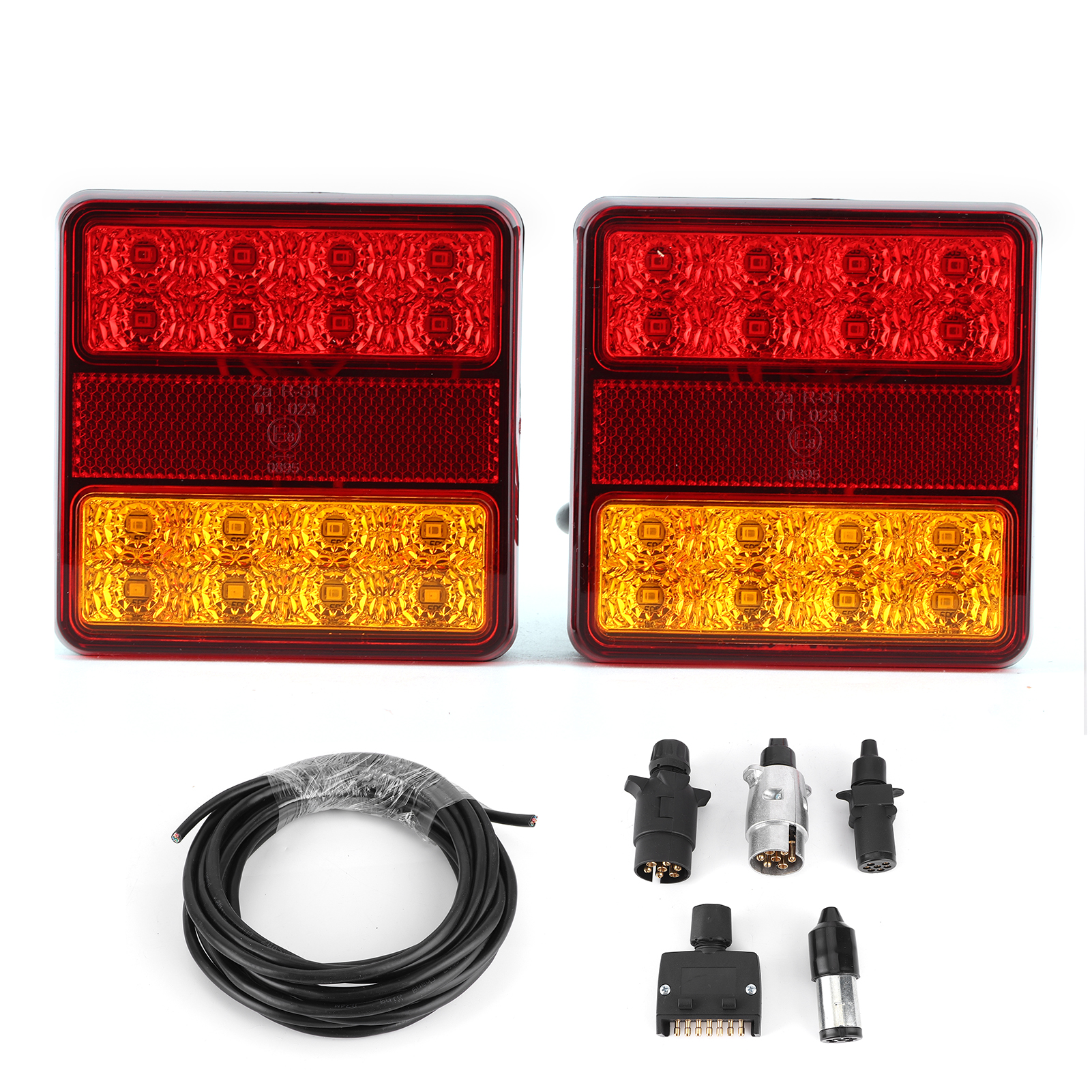 Led-kennzeichenbeleuchtung Mit 22 Hochleistungsleuchten, Wasserdicht Nach Ip67, Für Lkw, Anhänger Und Schwere Nutzfahrzeuge.