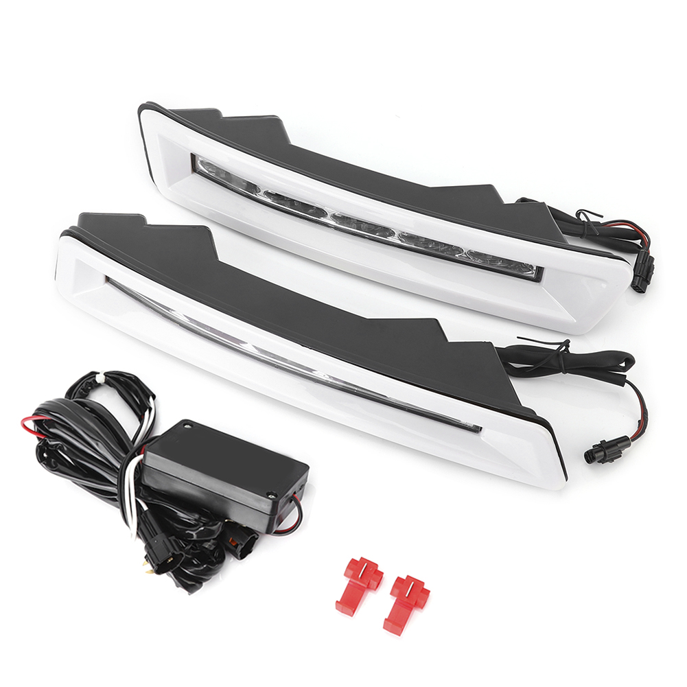 Paar 12v Led-tagfahrlichter (drl) Passend Für Toyota Land Cruiser Fj200 2012-2013