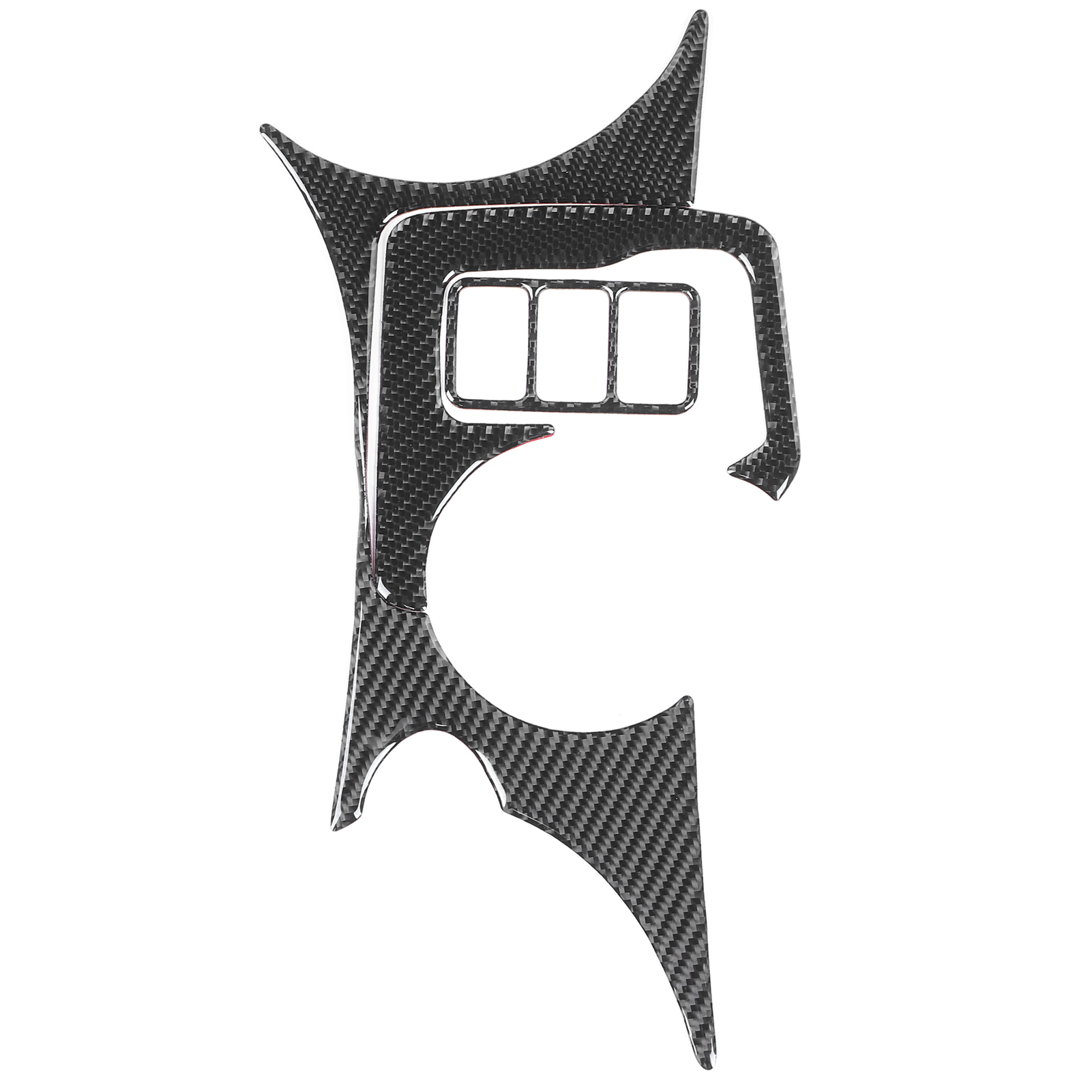 3-teiliges Carbonfaser-becherhalter-konsolenabdeckungs-aufkleber-set, Kompatibel Mit Nissan 370z Z34 2009-2020