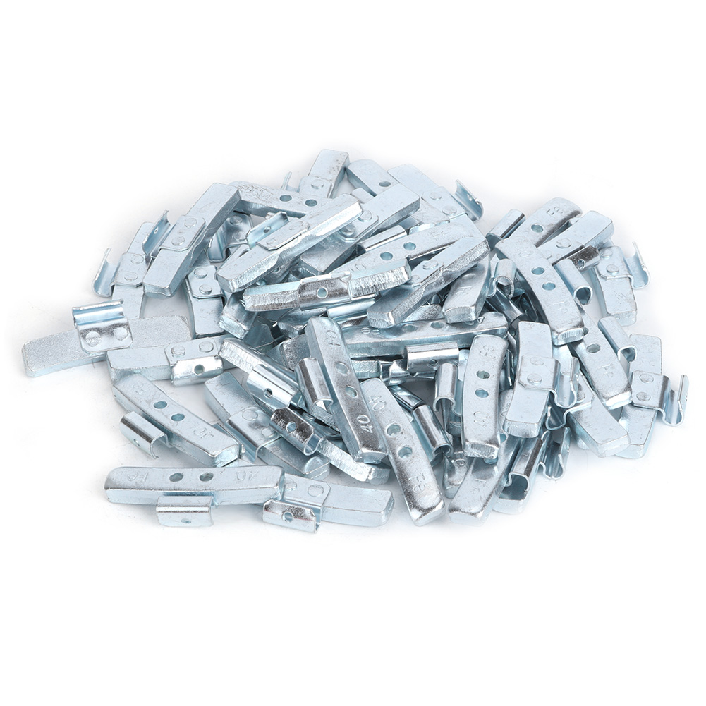 50 Stück 40 G 1,4 Oz Aluminiumlegierungs-radwuchtblöcke, Typ P, Clip-on Reifengewicht-sortiment (ohne Wuchtklemme)