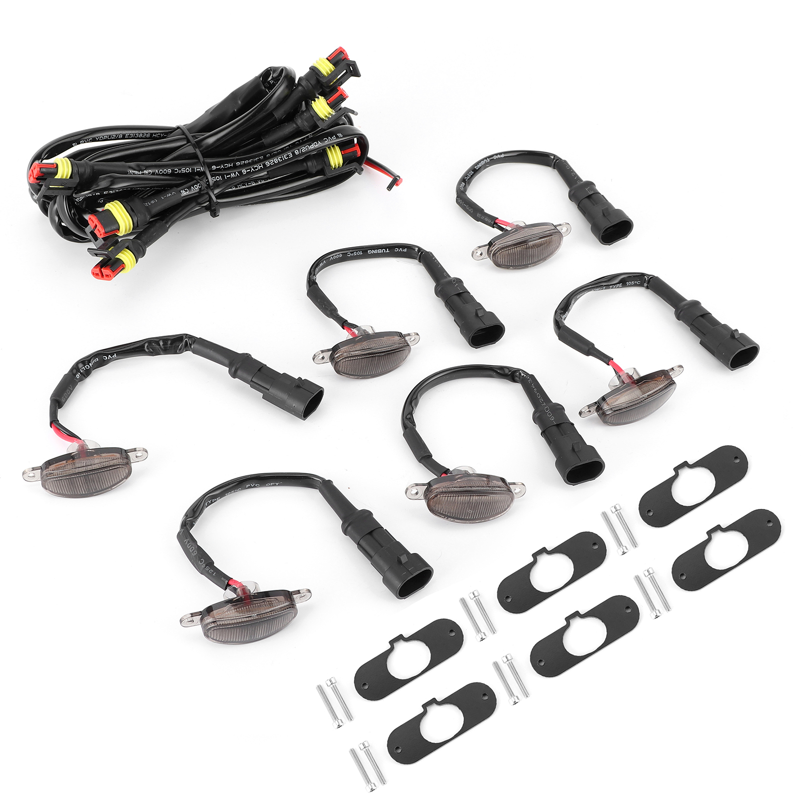 Wasserdichte Led-nebelscheinwerfer Für Den Frontgrill, Kompatibel Mit Ford F150 Svt Raptor (2004–2019), Rot