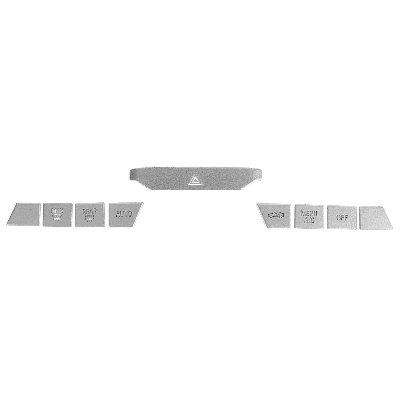 9-teiliger Klimaanlagen-bedienrahmen Aus Aluminiumlegierung, Kompatibel Mit Bmw 3er G20 G28 G21 2019-2020
