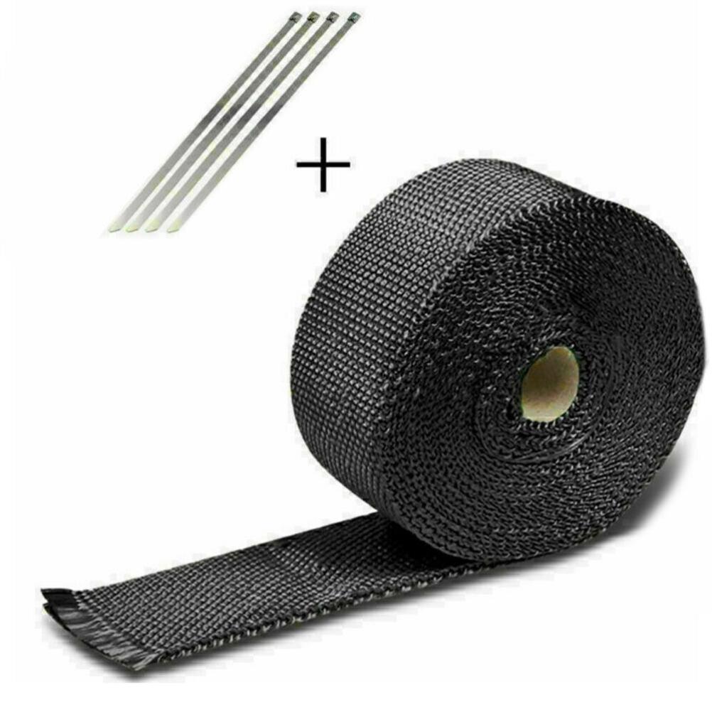 5 Meter Auspuffisolierband, Motorrad-wickelband, Robustes, Praktisches, Wärmendes Gewebe