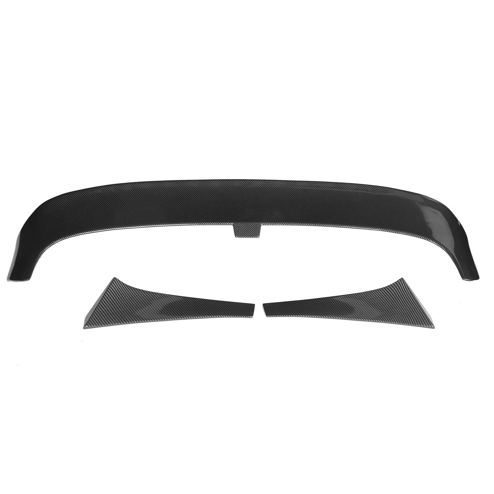 Uv-beständiger Heckspoiler Im Clubsport-stil Für Vw Golf Mk7/mk7.5 (2013–2020), Carbonfaser-optik, Standard-dachflügel-kit