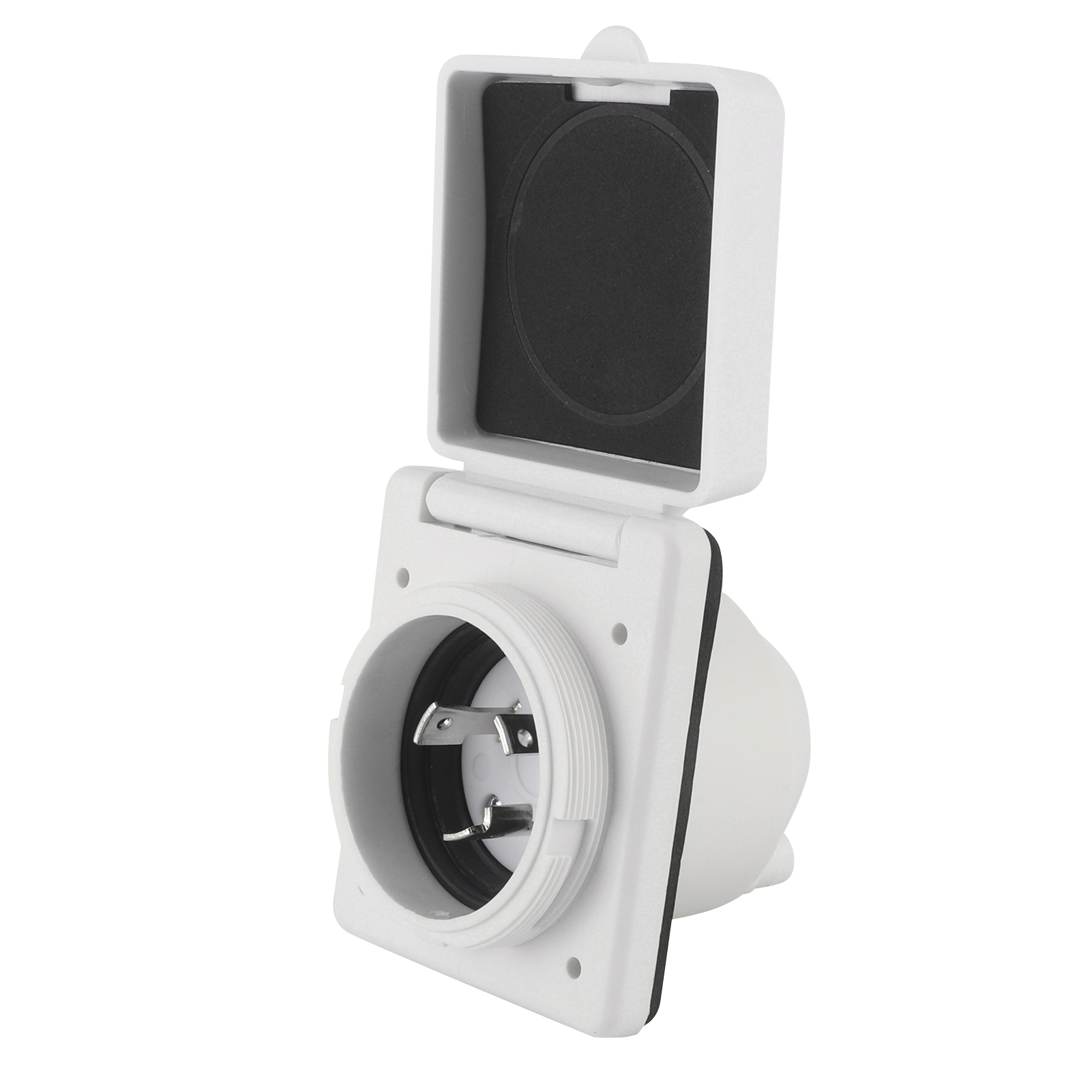 Rv 30a 125v Eingangssteckdose, Robuste Uv-beständige Konstruktion, Wasserdichte Abdeckung, Us-stecker.