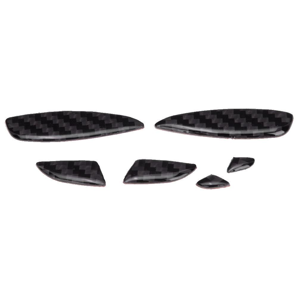 6-teiliges Set Sitzverstellknopfblenden Aus Kohlefaser Für Mercedes-benz C-klasse W205 (2016–2019)