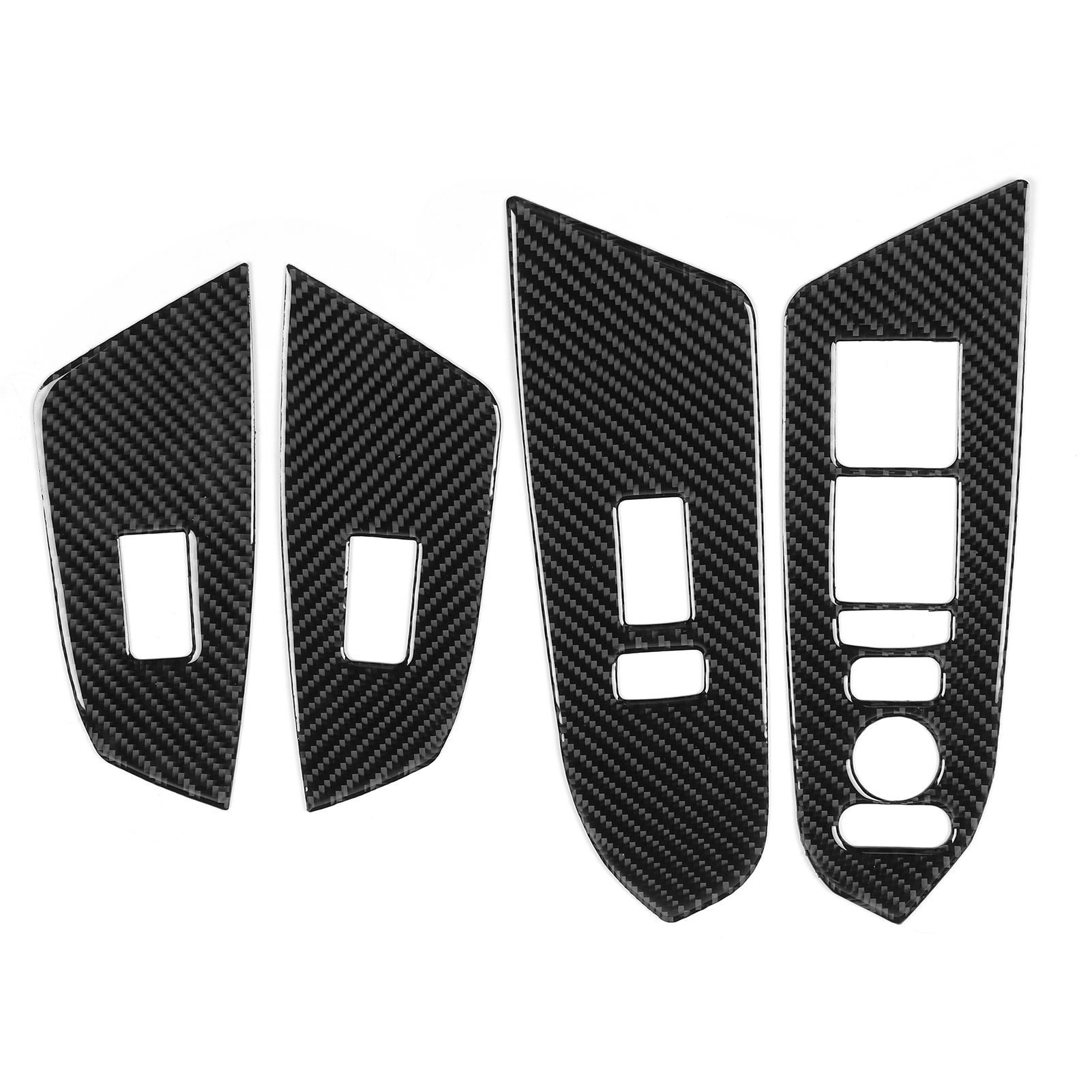 4 Fensterheberschalterblenden Aus Kohlefaser Für Honda Crv 2016-2019
