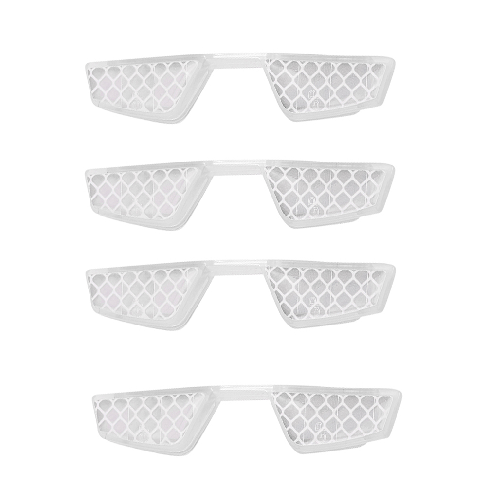 4 Unsichtbare, Kratzfeste Schutzstreifen Für Autotüren, Gummi, Reflektierender Kantenaufkleber