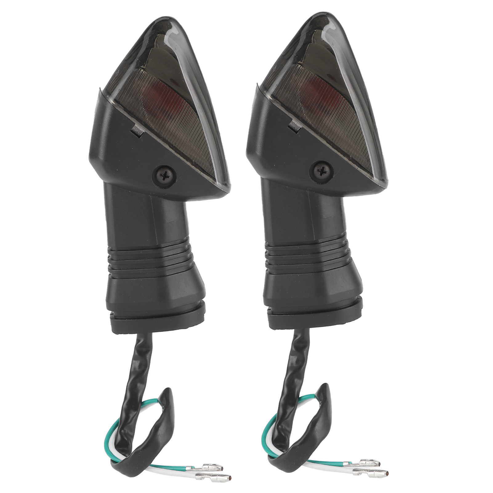 2x Motorrad-led-blinker Mit Getönten Gläsern, 12 V, Kompatibel Mit Kawasaki Ninja Zx-6r Kle Klr Z750s
