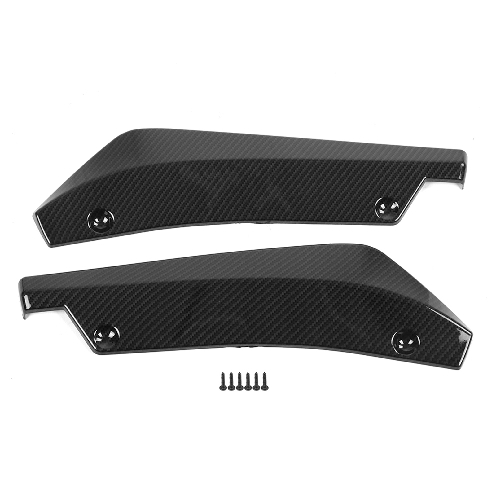 1 Universal Carbon Fiber Auto Heckstoßstangen-diffusor-flügel-kit, Modifizierter Lippenspoiler