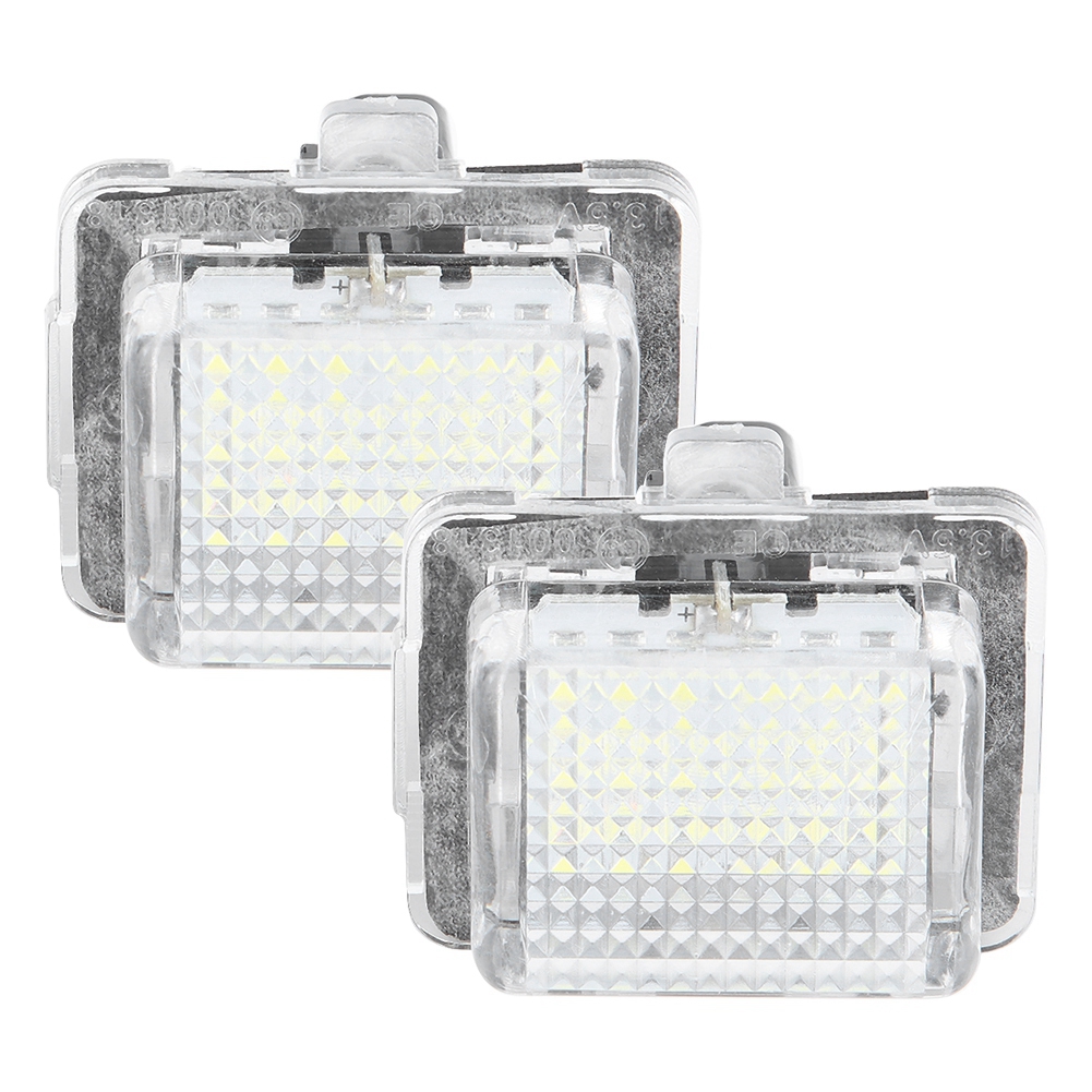 2 Hochwertige Abs-led-kennzeichenleuchten Für Mercedes-benz, 2-teiliges Set