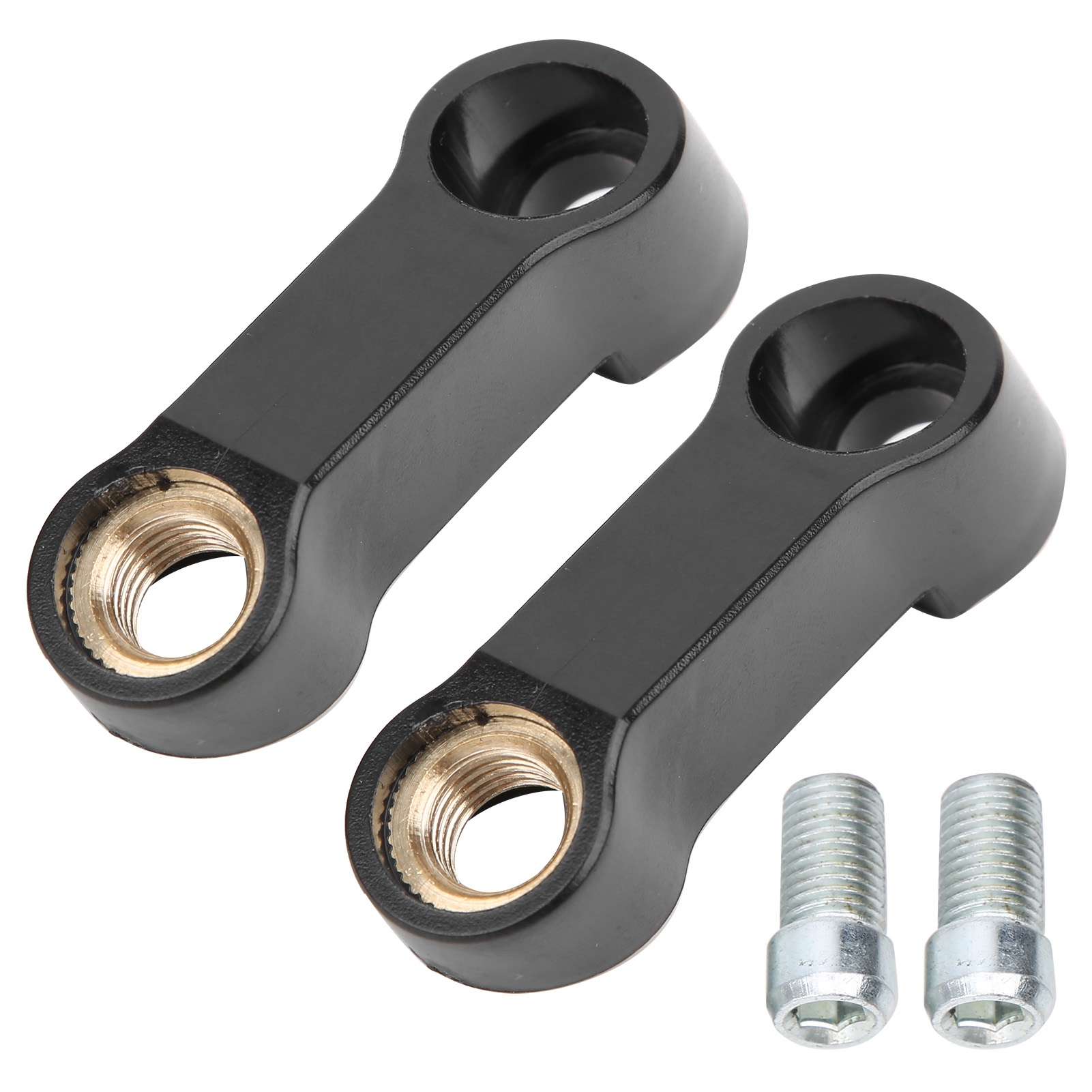 2 Stück 0,4 Zoll M10 Motorradspiegel-verlängerungsadapter Universaladapter
