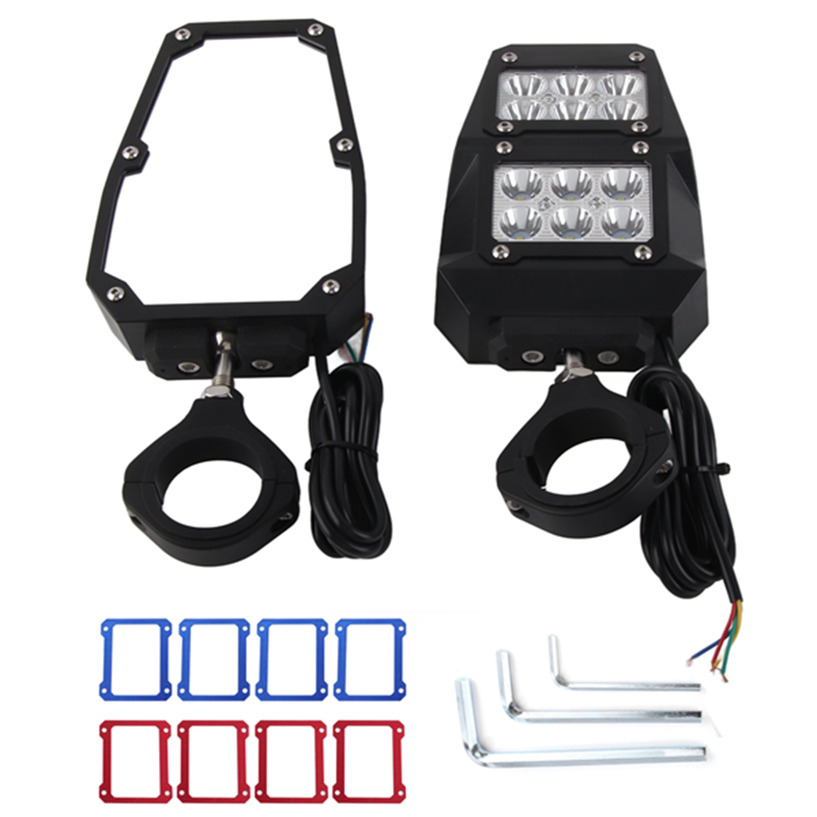 Verstellbarer 360°-utv-rückspiegel Mit Led-beleuchtung, Kompatibel Mit Polaris Rzr/ranger