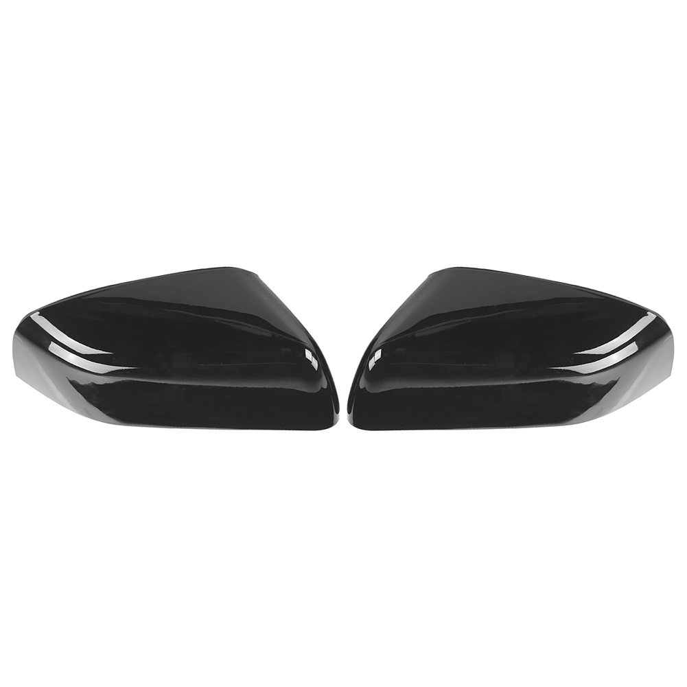 2 Glänzend Schwarze Spiegelkappen, Schutzkappen Kompatibel Mit Land Rover Range Rover Sport, Lr2, Lr4