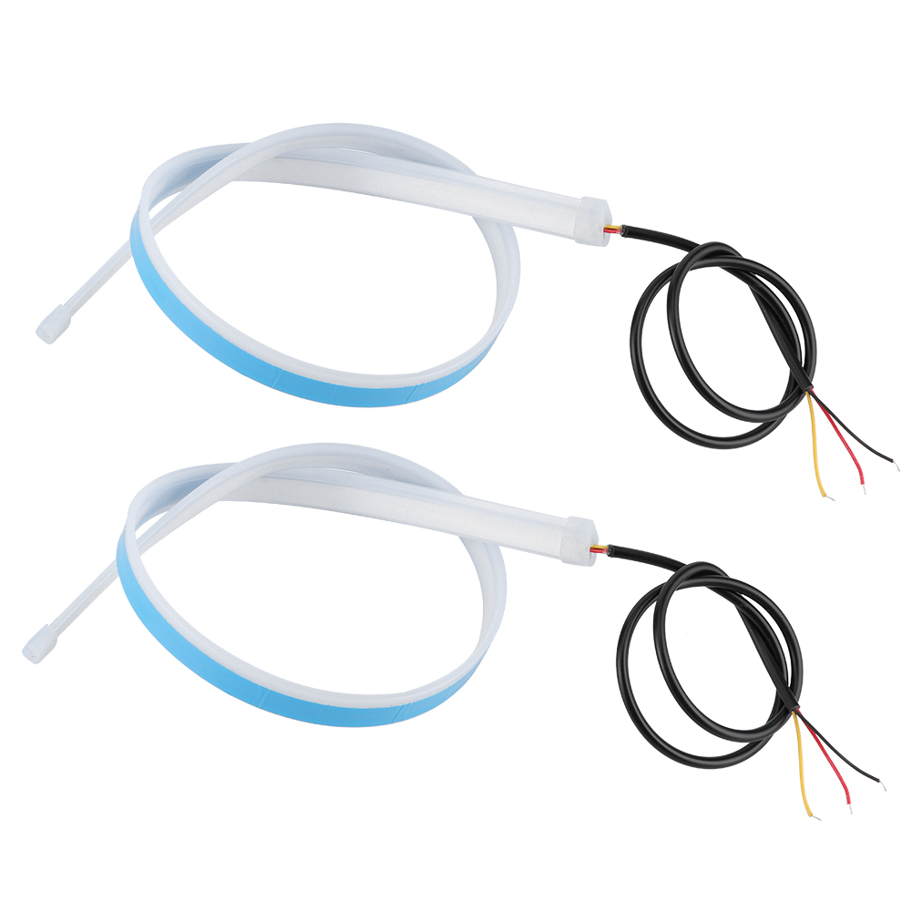 2 Flexible Led-lichtleisten, Tagfahrlicht, Sequentielle Blinker, 60 Cm / 23,6 Zoll