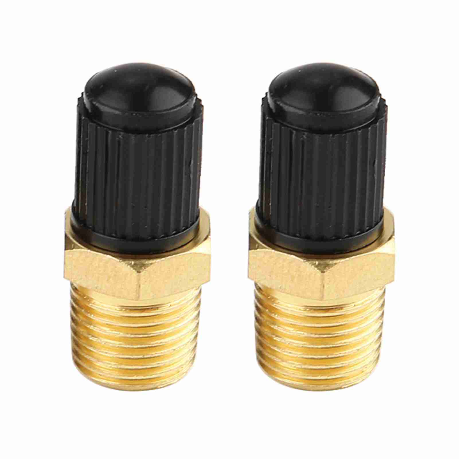 2 Stück Messing-luftkompressor-tankfüllventil, 1/8" Npt Mpt