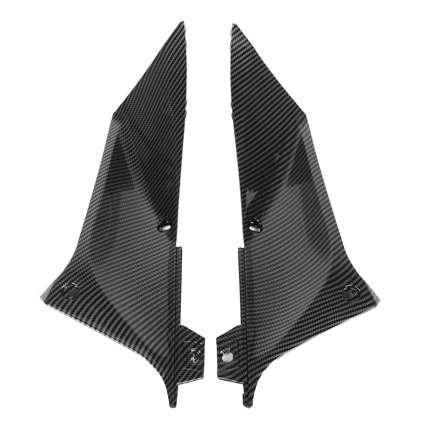 2-teilige Verkleidungseinsätze Im Carbonfaser-stil Für Die Linke Und Rechte Seite Des Lufteinlasses, Passend Für Yamaha Yzf R1 2002-2003.