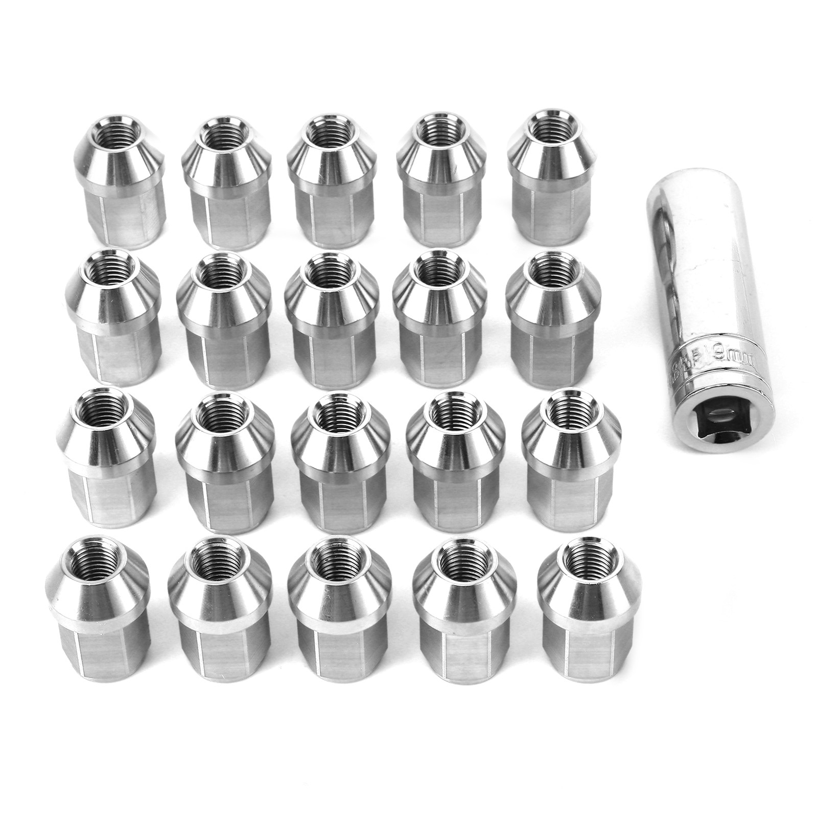 Radmuttern Aus Edelstahl, M12x1,5 Universalgewinde – 20er-packung Für Felgenzubehör