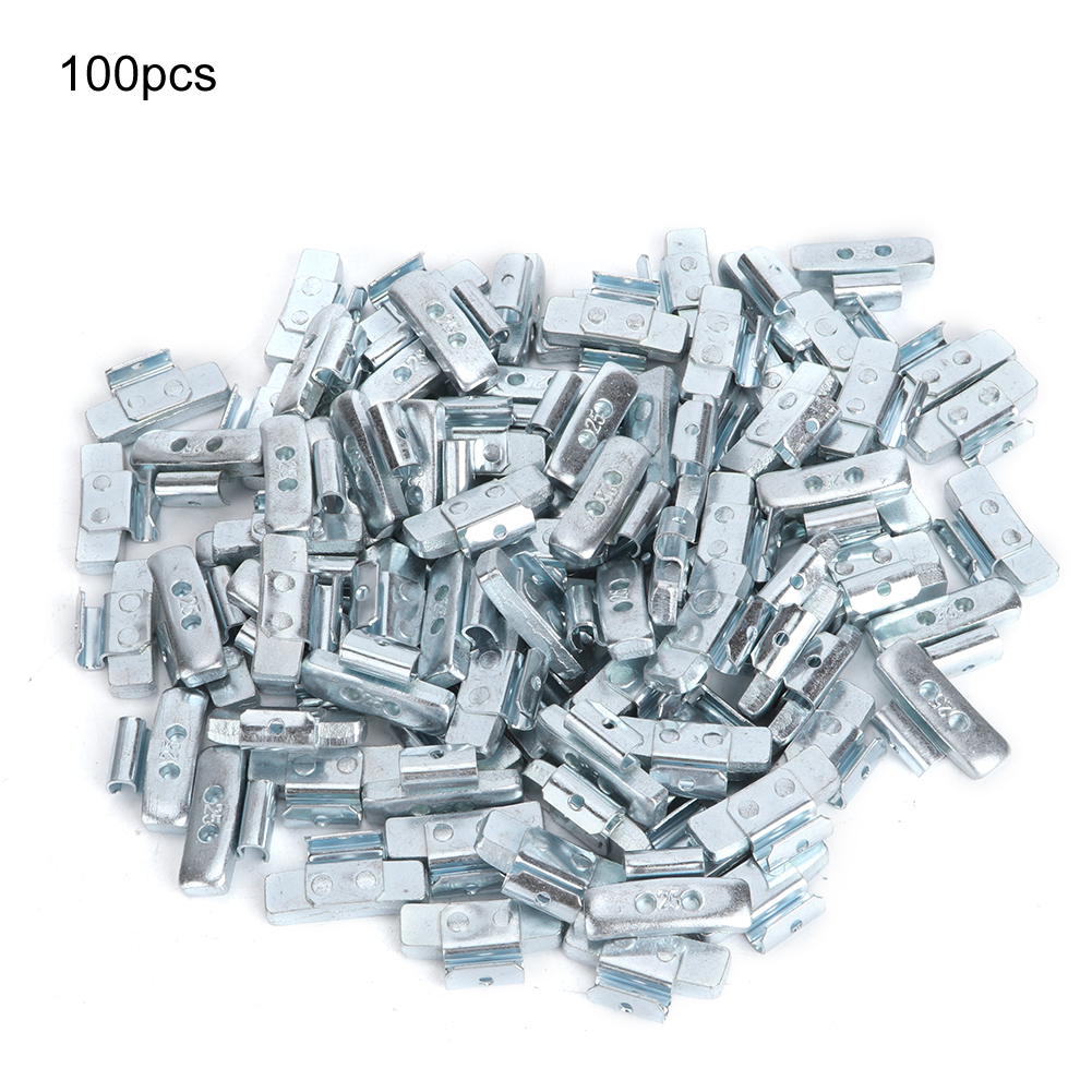 100 P-stile Radgewichte, 25 G/0,88 Oz - Packung Mit 100 Selbstklebenden Haken Ohne Zange