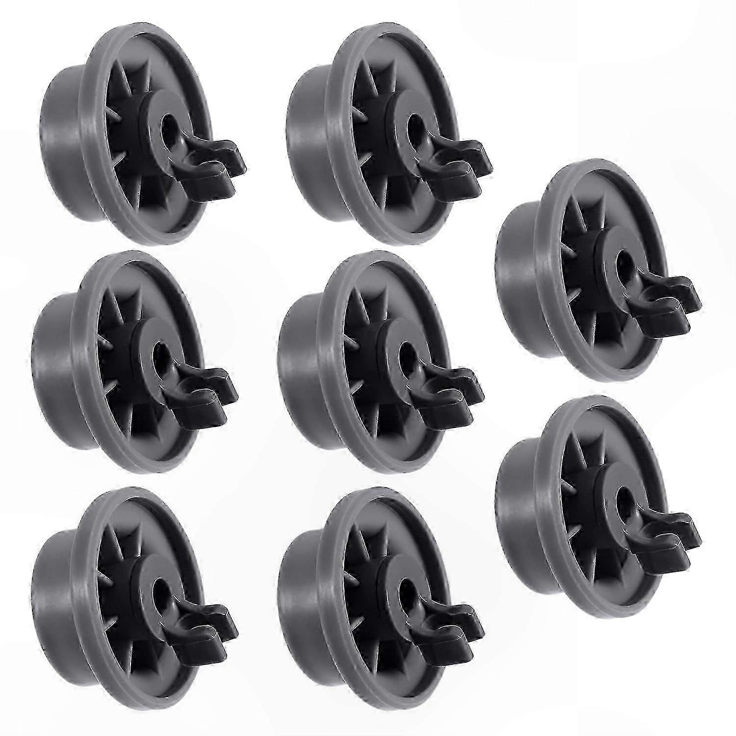 Set Mit 8 Unteren Korbrollen Für Geschirrspüler, Robuste Ersatzteile, Kompatibel Mit Gängigen Marken, Einfacher Austausch, Langlebiges Zubehör.