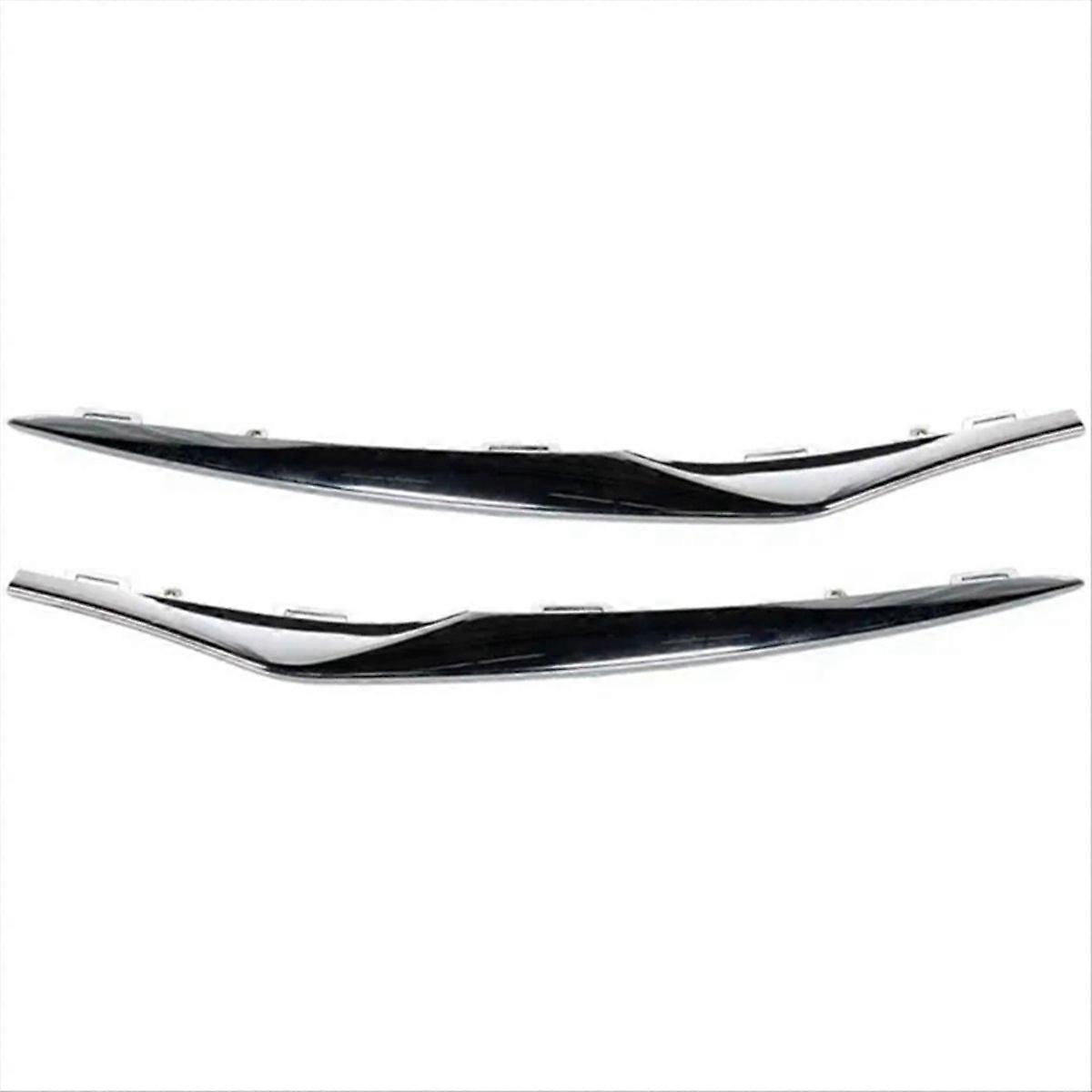 Frontstoßstangenverkleidung A1178855100 A1178855000, Fahrzeugschutzleiste, Schwarze Zierleiste, Kompatibles Autozubehör, 2-teiliges Set, Direkter Oem-ersatz.