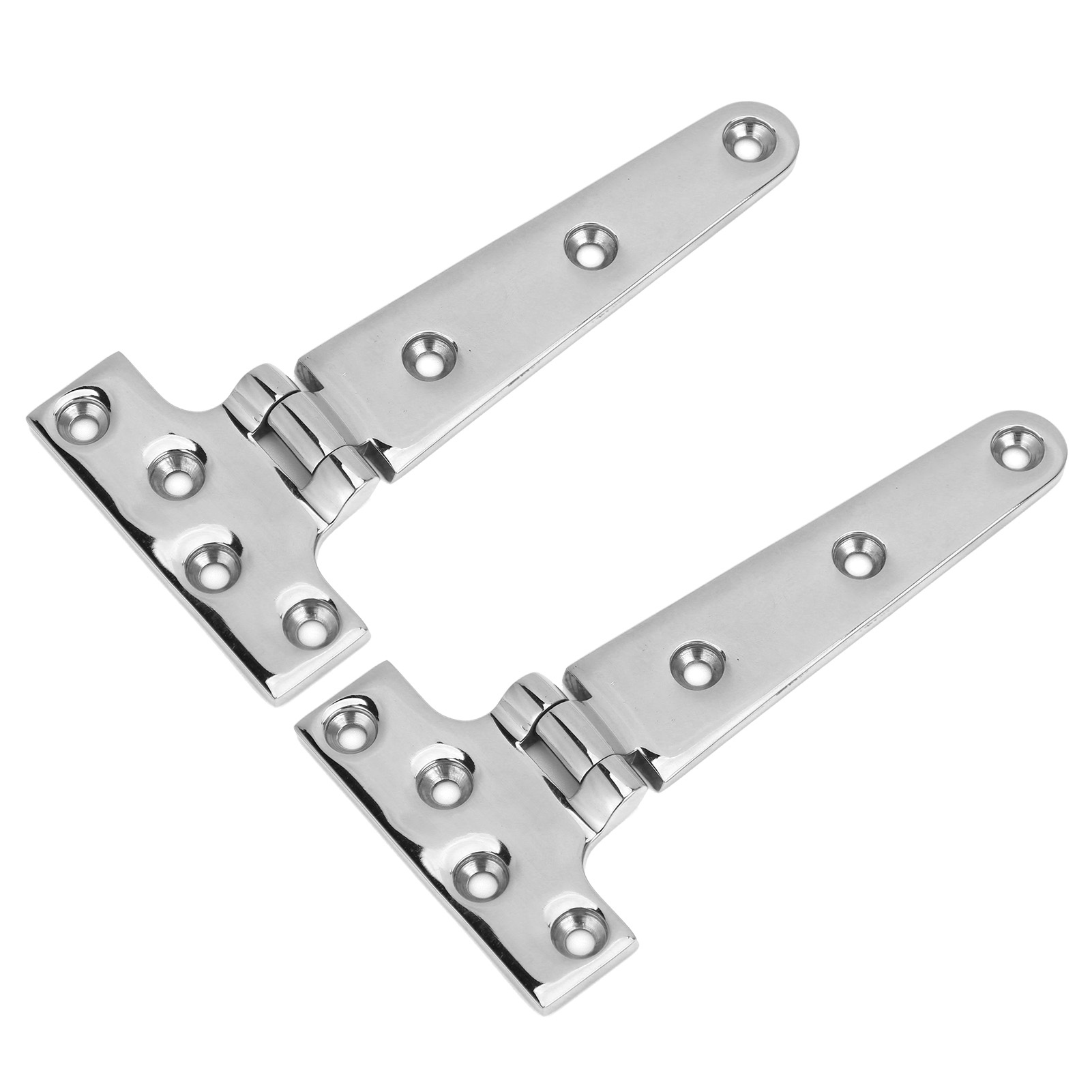 2 Seewasserbeständige T-förmige Türscharniere Aus Edelstahl 316, Universell Einsetzbar Für Boote, 6 X 3 Zoll
