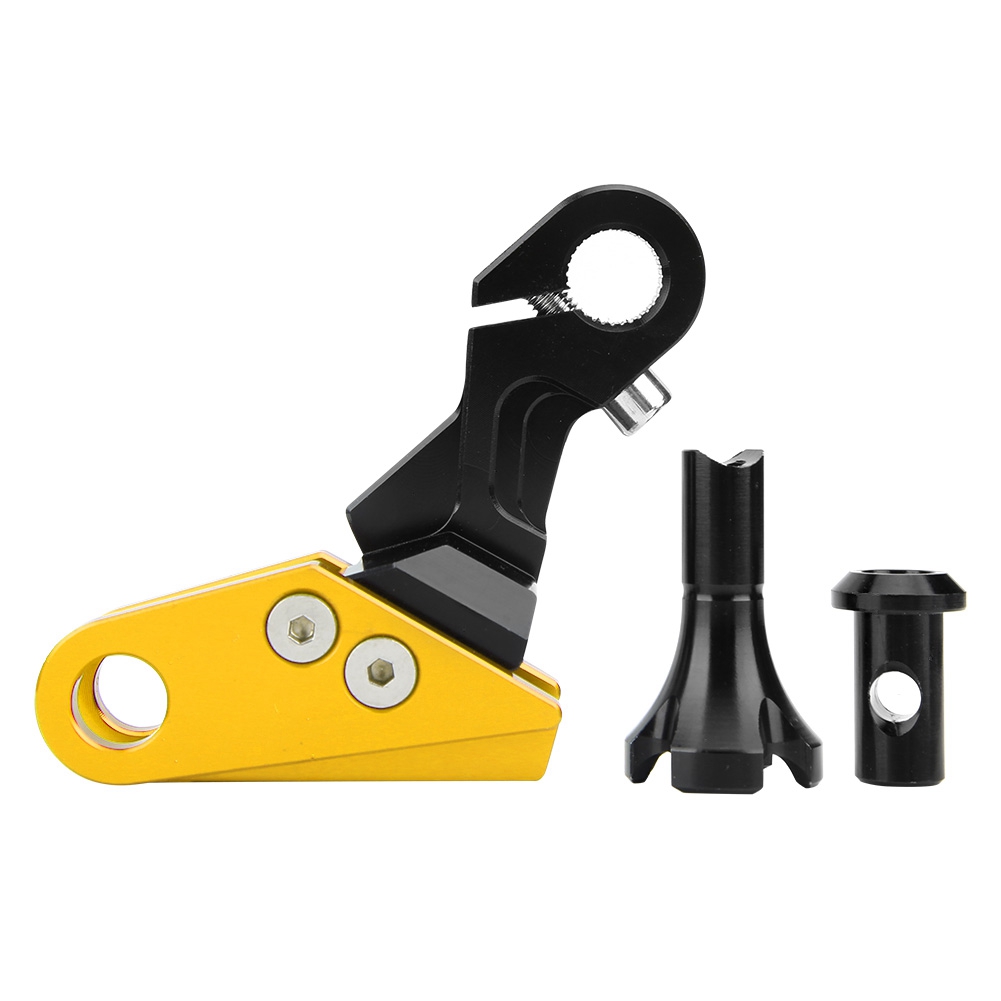 Cnc-gefräster Hinterradbremshebel Aus Aluminium Für Umgebaute Motorräder, Kompatibel Mit Yamaha Aerox Nvx155 (gelb)
