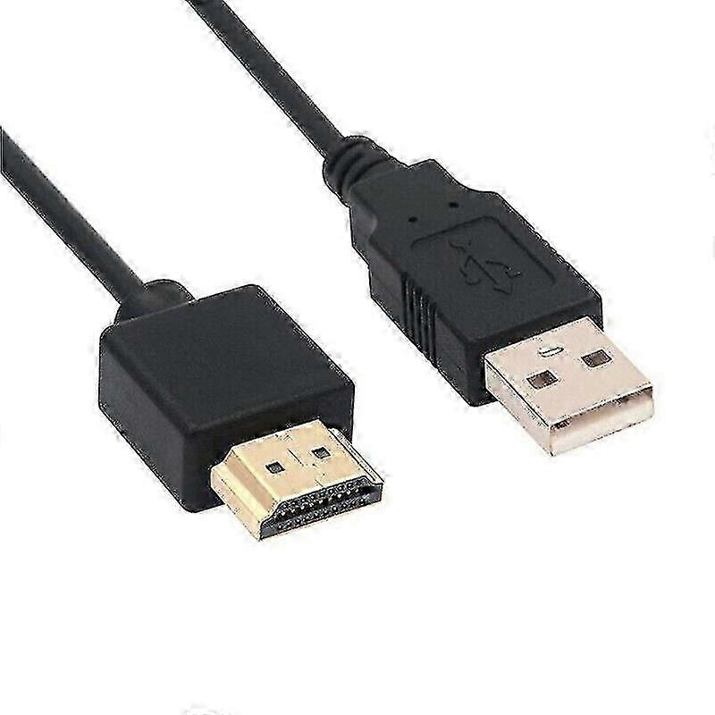 0,5 M Langes Hdmi-auf-usb-adapterkabel, Usb-stecker Auf Hdmi-stromkabel, Reinkupfer Zum Anschluss Von Pc, Laptop Oder Fernsehbildschirm