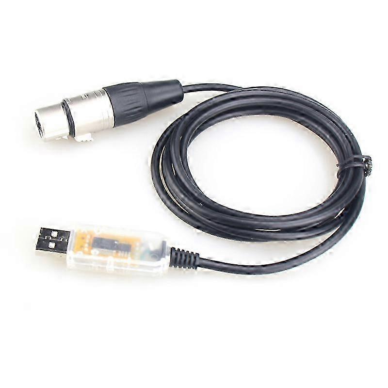 Dmx512 Usb-schnittstelle Zur Steuerung Von Led-bühnenbeleuchtung, Dimm-lösung, Professionelles Steuerkabel, Kompatibel Mit Konsolen Und Software, Usb-zu-dmx-anschluss, Für Lichtshows, Aufführungen Und