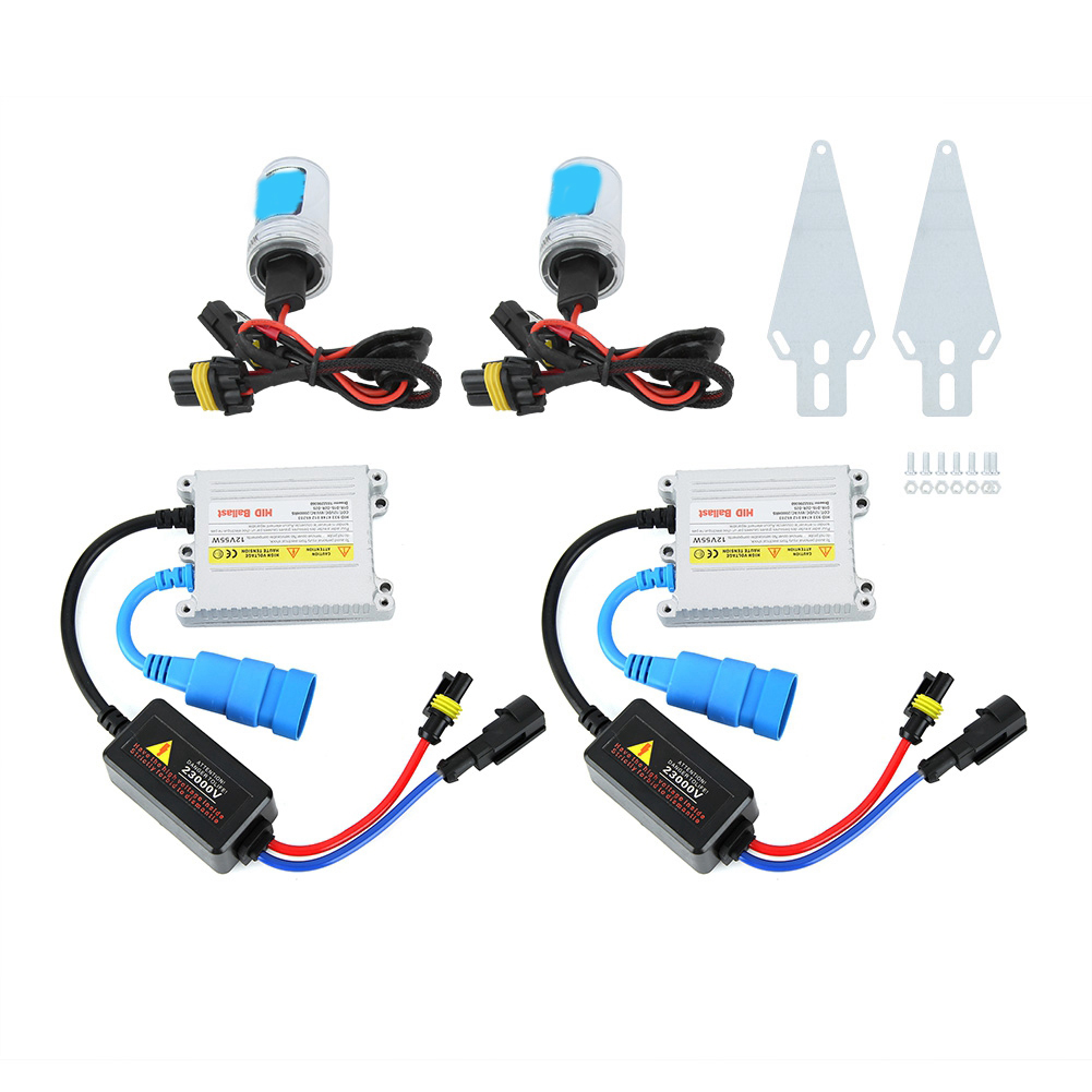 H7 8000k 12v 55w Xenon-scheinwerfer-kit Mit Ultradünnem Silbernen Vorschaltgerät