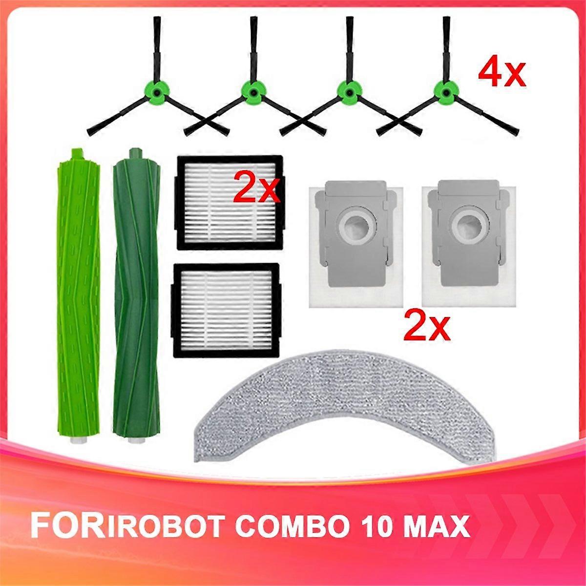 10-teiliges Kombi-zubehörset Für Staubsauger – Ersatzteilset Für Saugroboter, Kompatible Ersatzteile, Komplettes Wartungsset Für Die Roboterreinigung, 10-teiliges Set Für Saugroboter