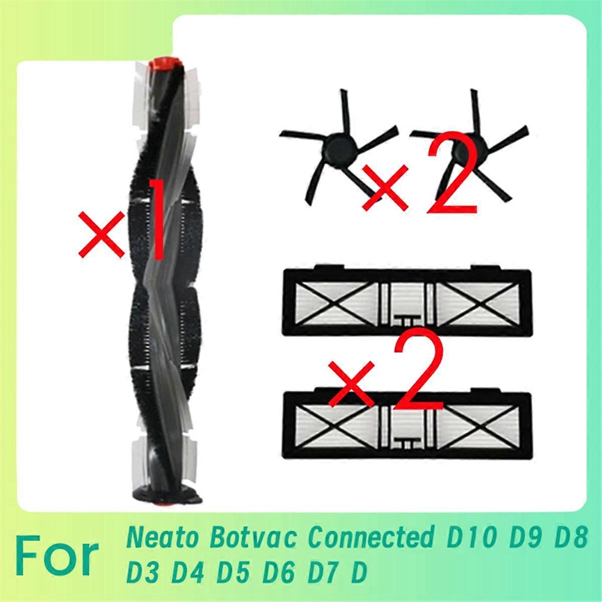 5-teiliges Hauptseitenbürsten-set D10 D9 Ultra Connected Filter, Kompatibel Mit Saugrobotern