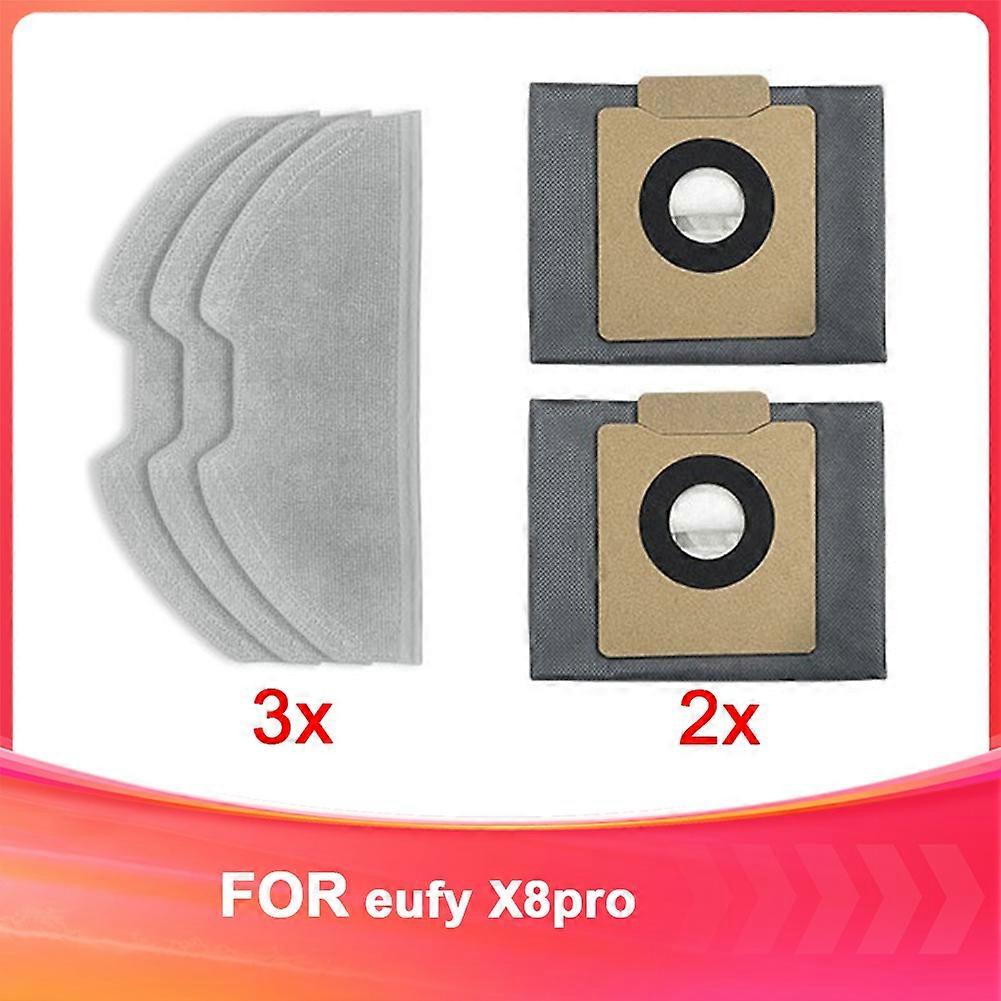 Ersatzbeutel Für X8pro Saugroboter, Ersatzteilset, Antiallergener Staubfilter, Hygienischer Beutel Kompatibel Mit Automatischer Reinigung, Originales Hochleistungszubehör.