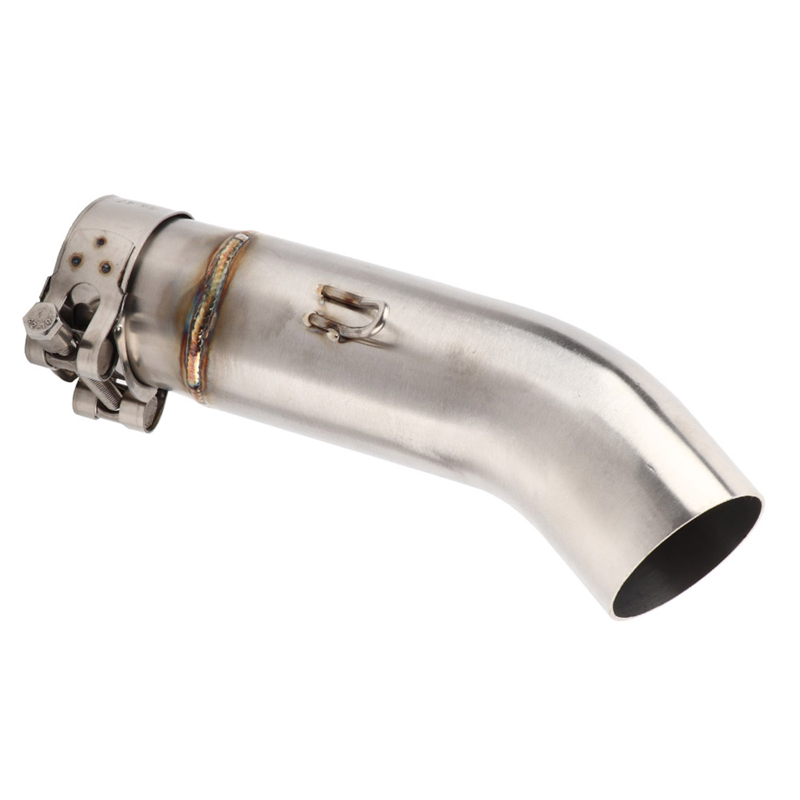 Halbmittelrohrverbinder Für Motorradauspuffanlage, Kompatibel Mit Suzuki Gsxr 600 750 2011-2017