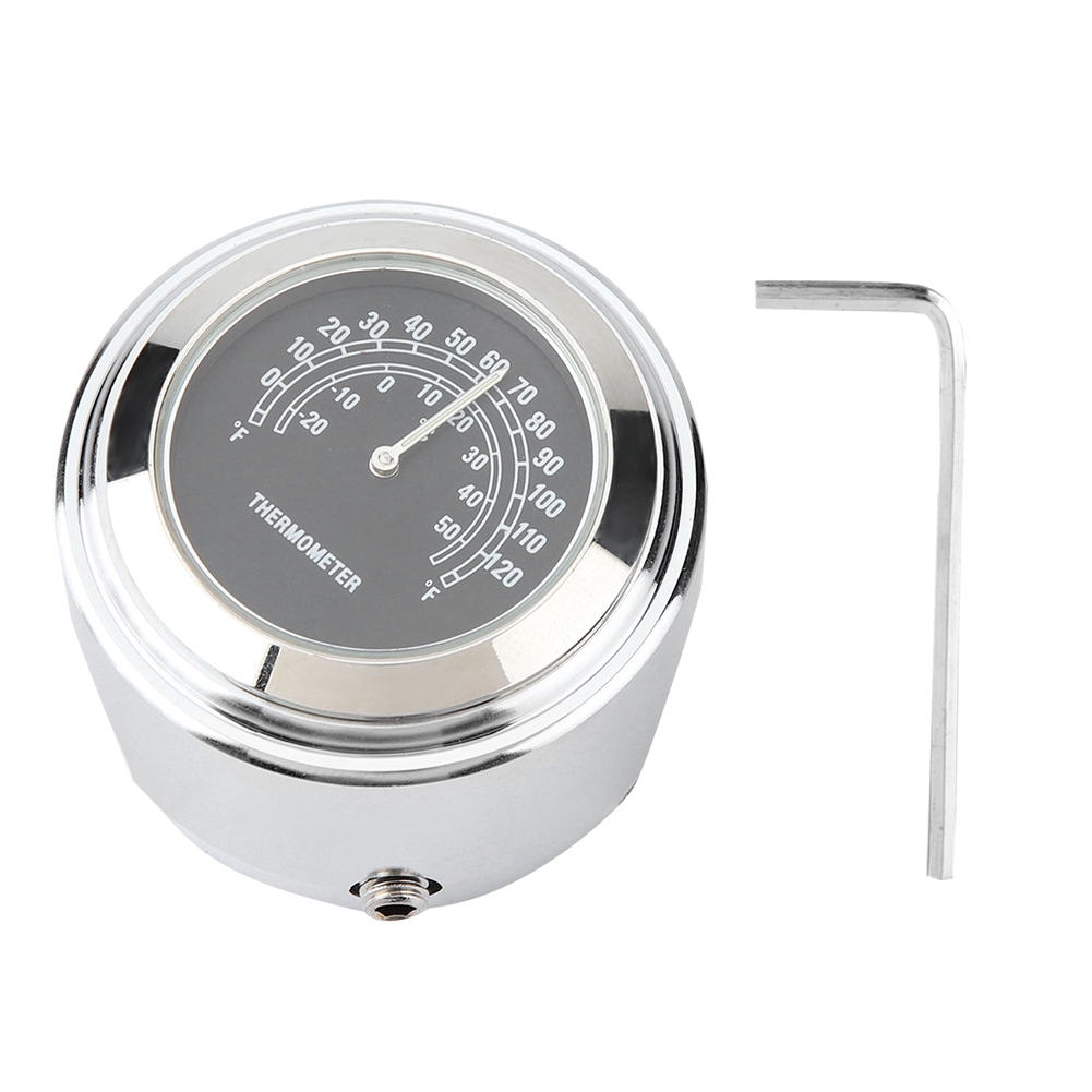 22-25 Mm Motorrad-lenkerhalterung Thermometer Mit Zifferblatt Temperaturanzeige