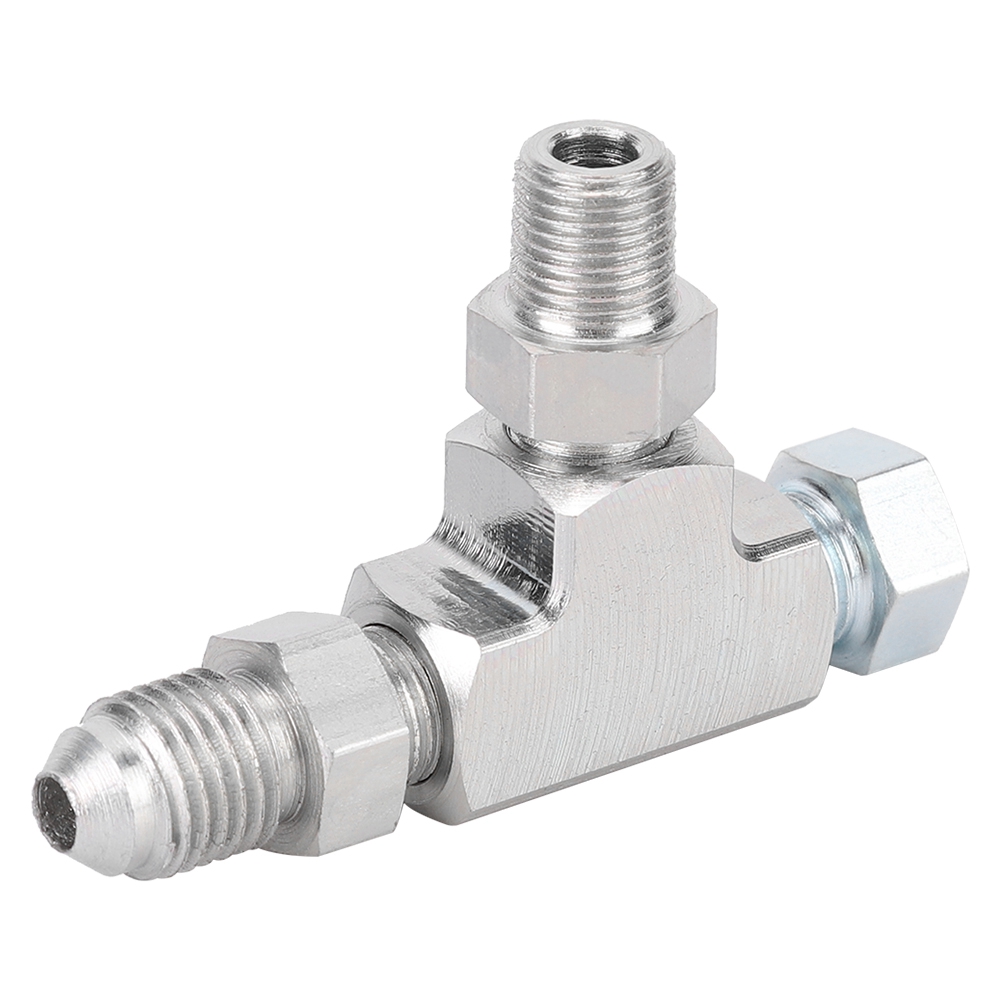 3-wege-t-stück 1/8" Npt Auf 4an Mit Stopfen Für Öldrucksensor