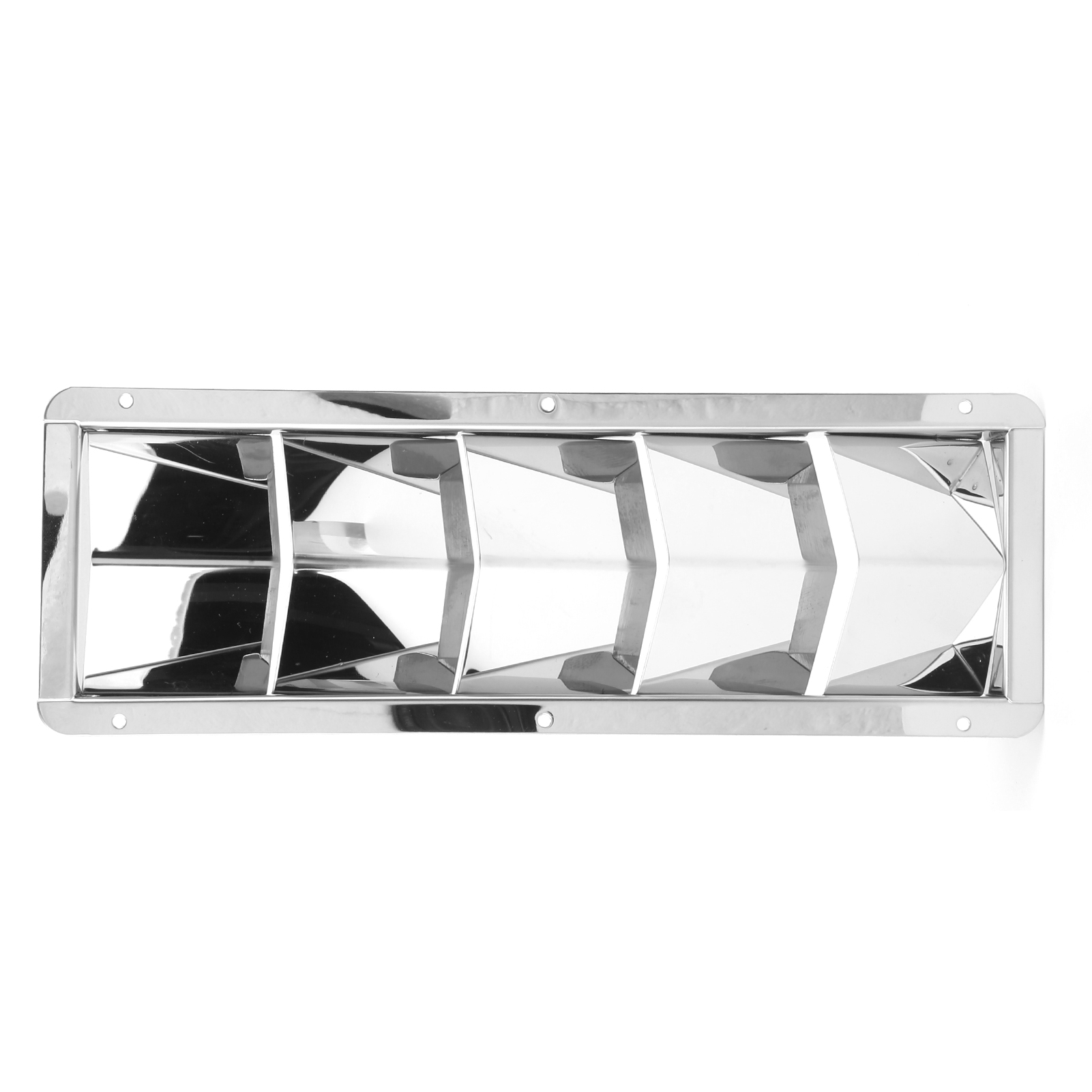 Quadratisches Edelstahl-marinegrillgitter Mit 5 Schlitzen, Lamellenabdeckung, Bootsverdunkelung, Ventilator