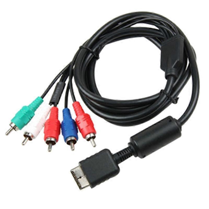 5-adriges Ypbpr-komponenten-av-kabel Für Ps2 Slim, Hd-tv-fähig, Hdtv-anschluss, Videospielzubehör, Überragende Qualität, Optimale Video- Und Audioübertragung.